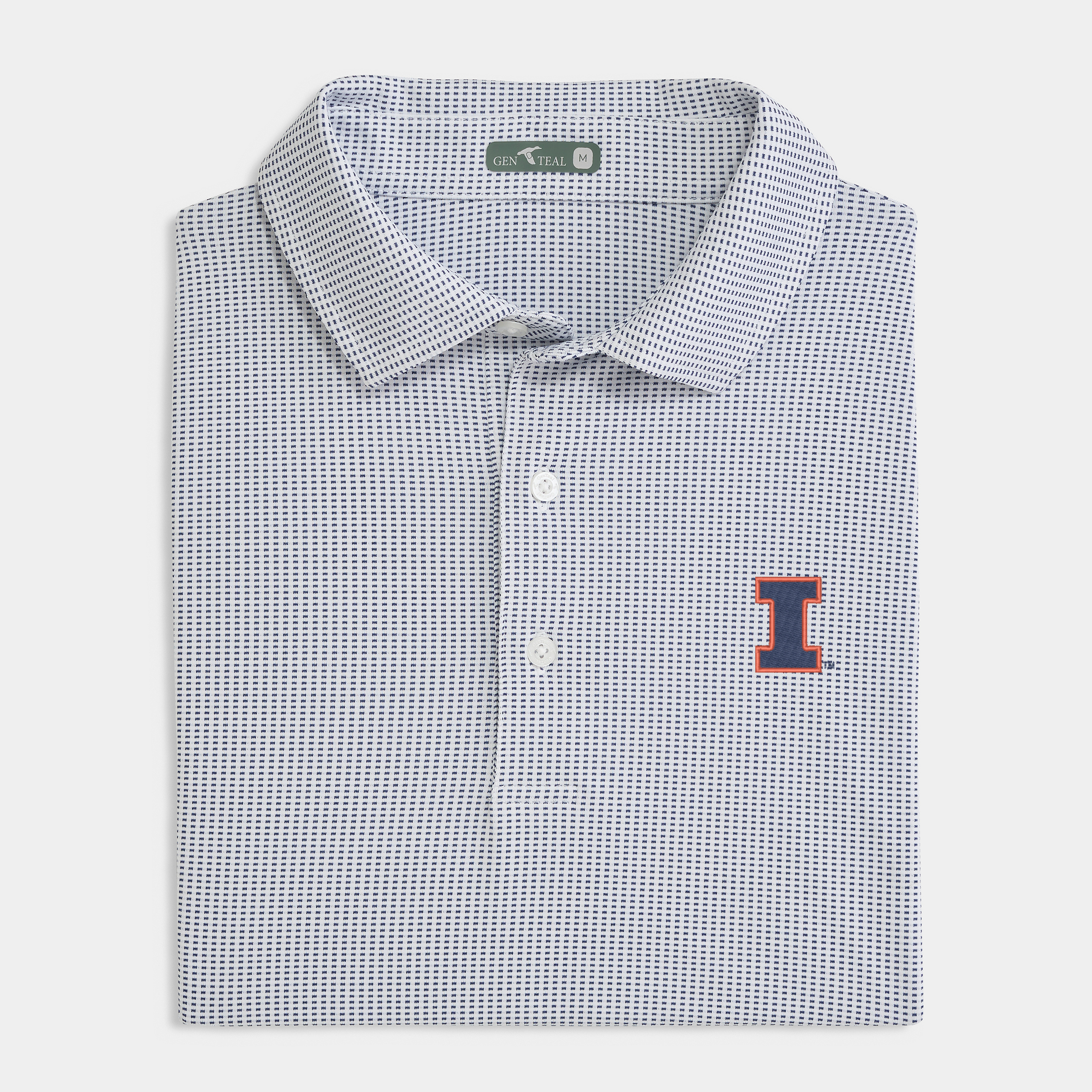Illinois Jacquard Performance Polo