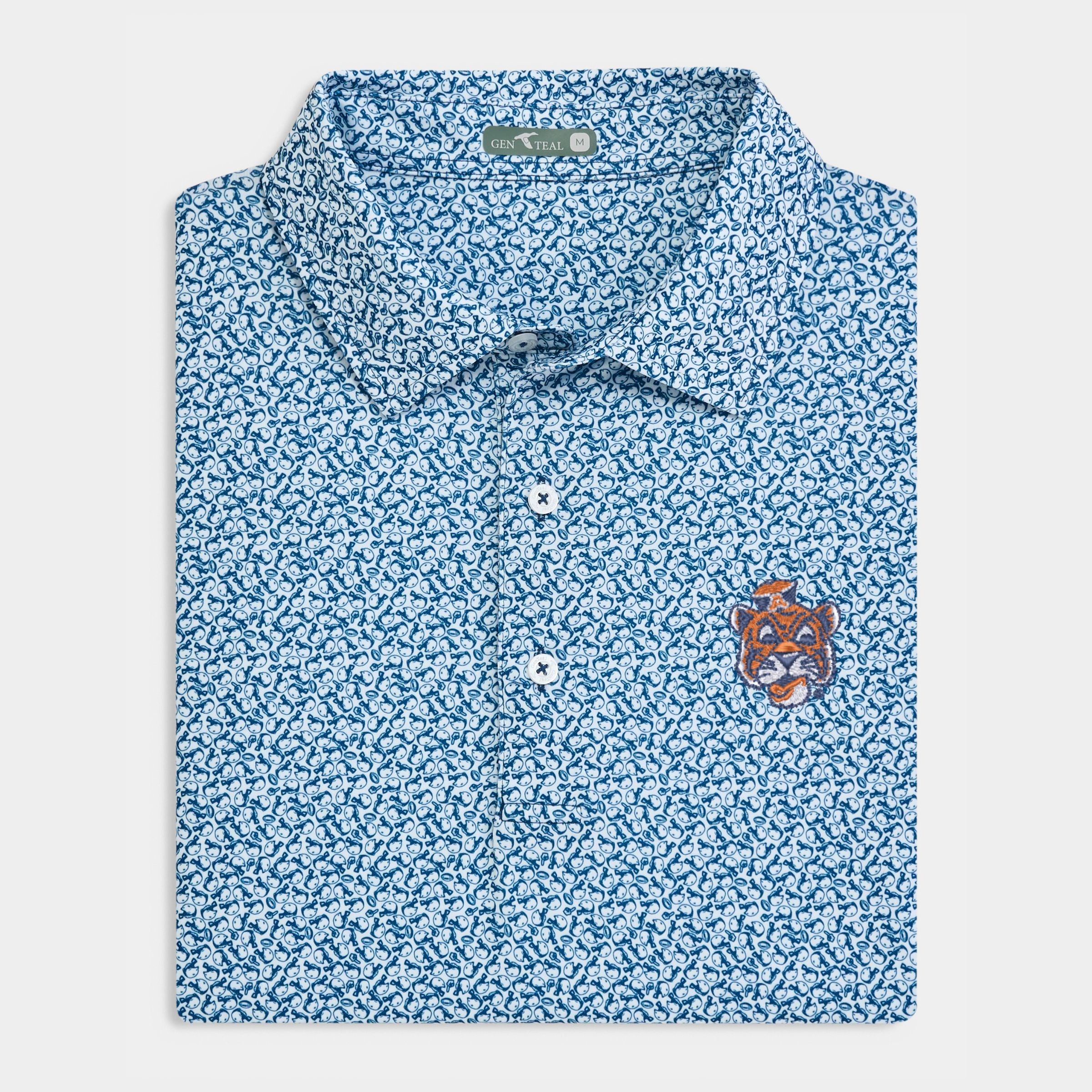 Auburn Vault Helmet Havoc Printed Performance Polo
