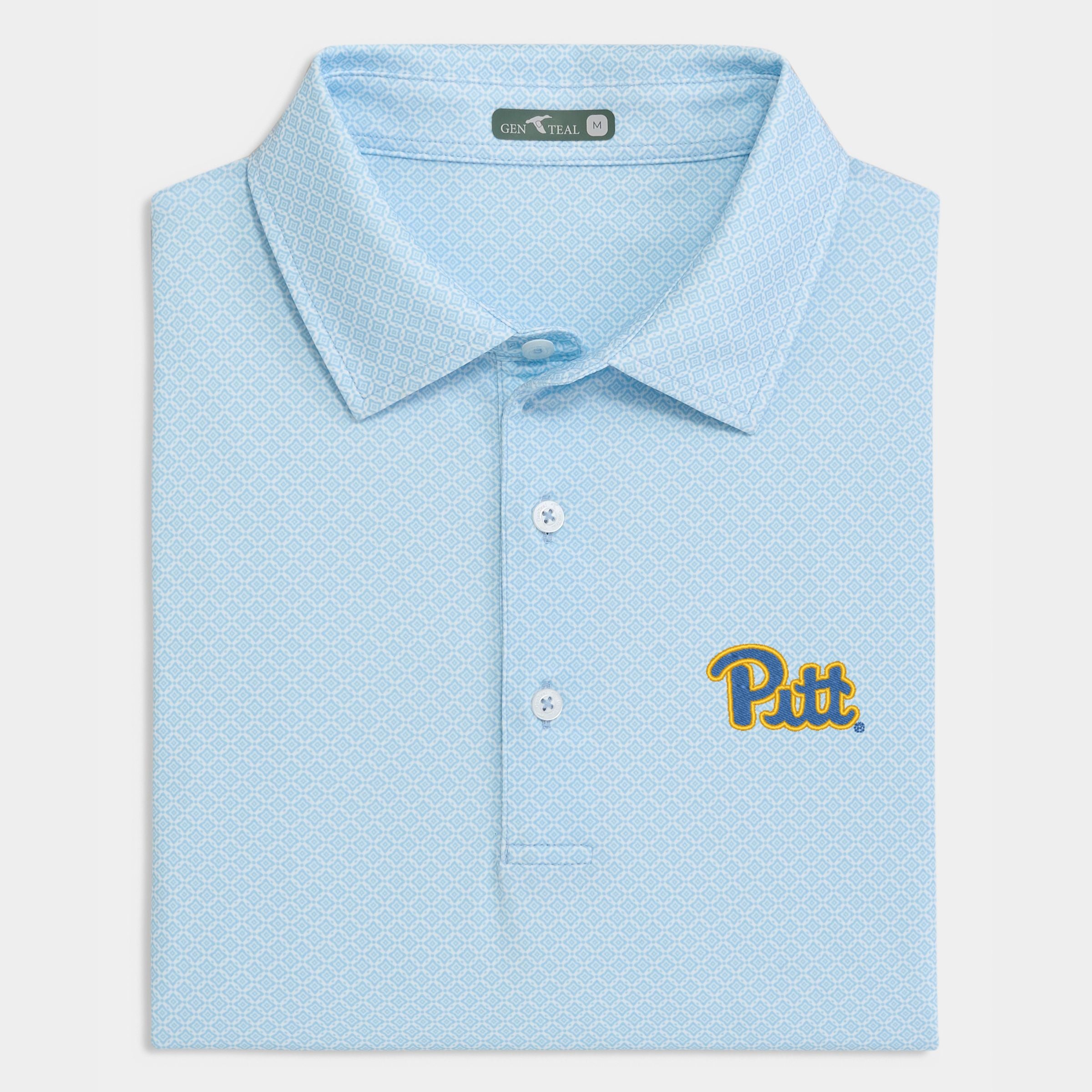 Pitt Diamond Lattice Printed Performance Polo