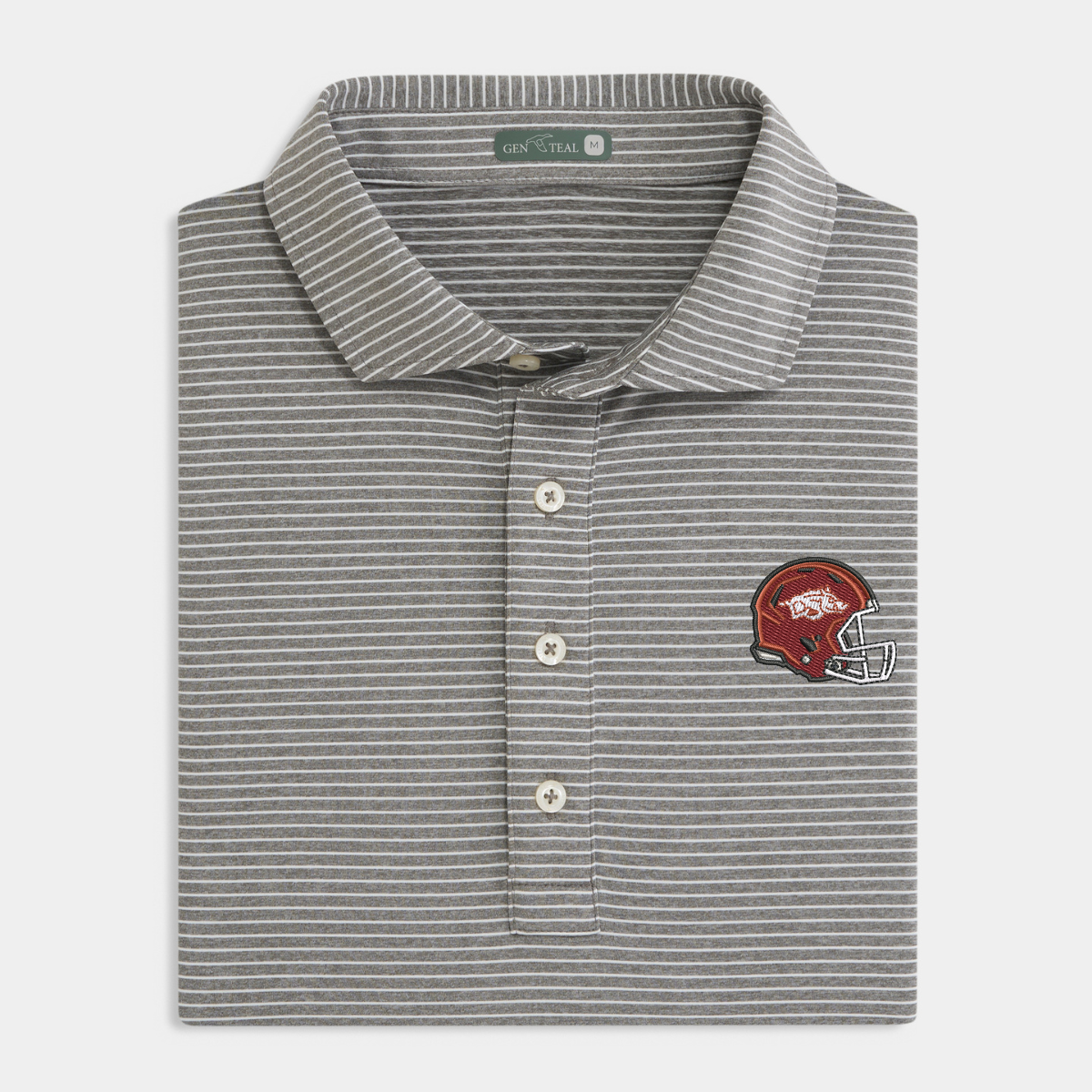 Arkansas Helmet Davis Performance Polo