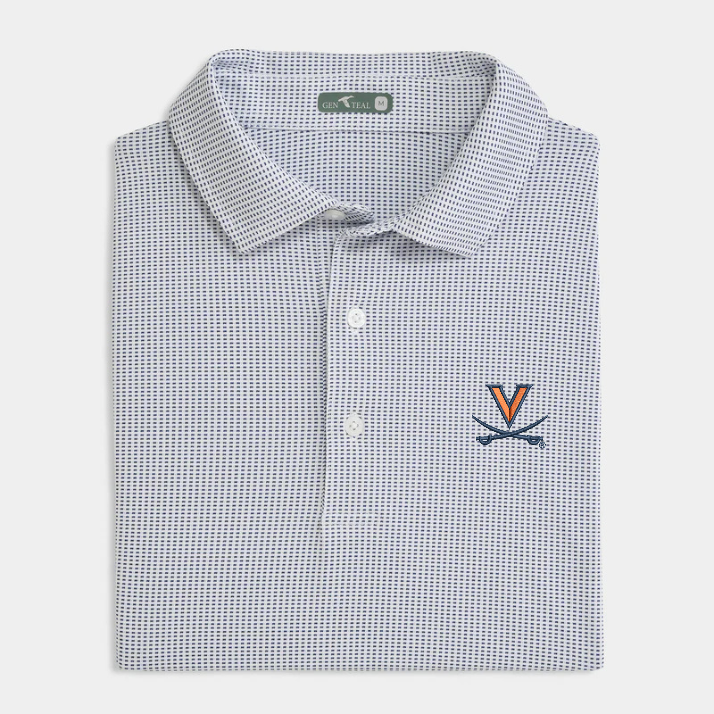 Virginia Jacquard Performance Polo