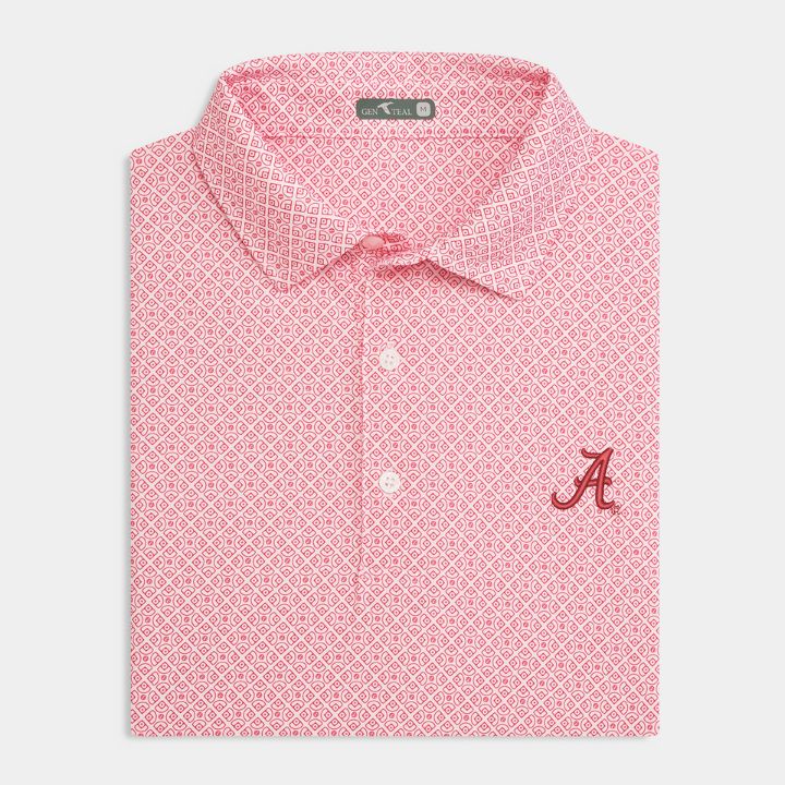 Alabama Diamonds Printed Performance Polo
