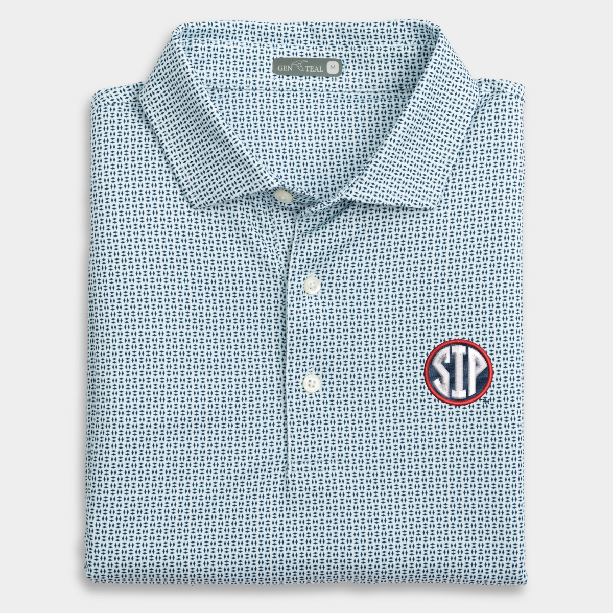 Ole Miss SIP Trellis Printed Performance Polo