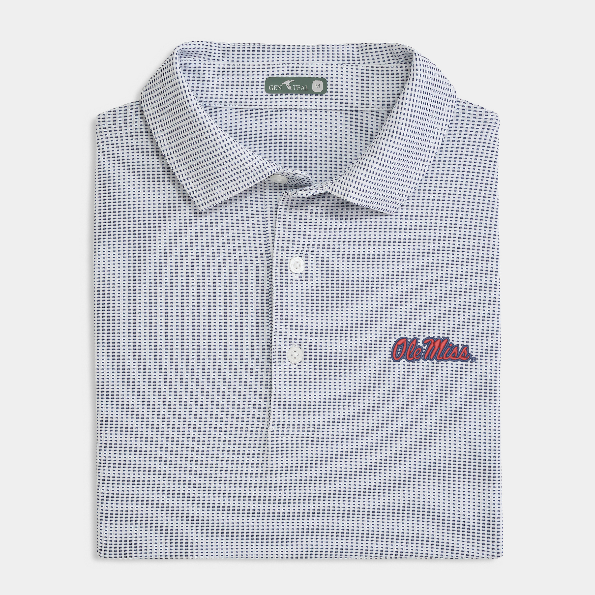 Ole Miss Jacquard Performance Polo