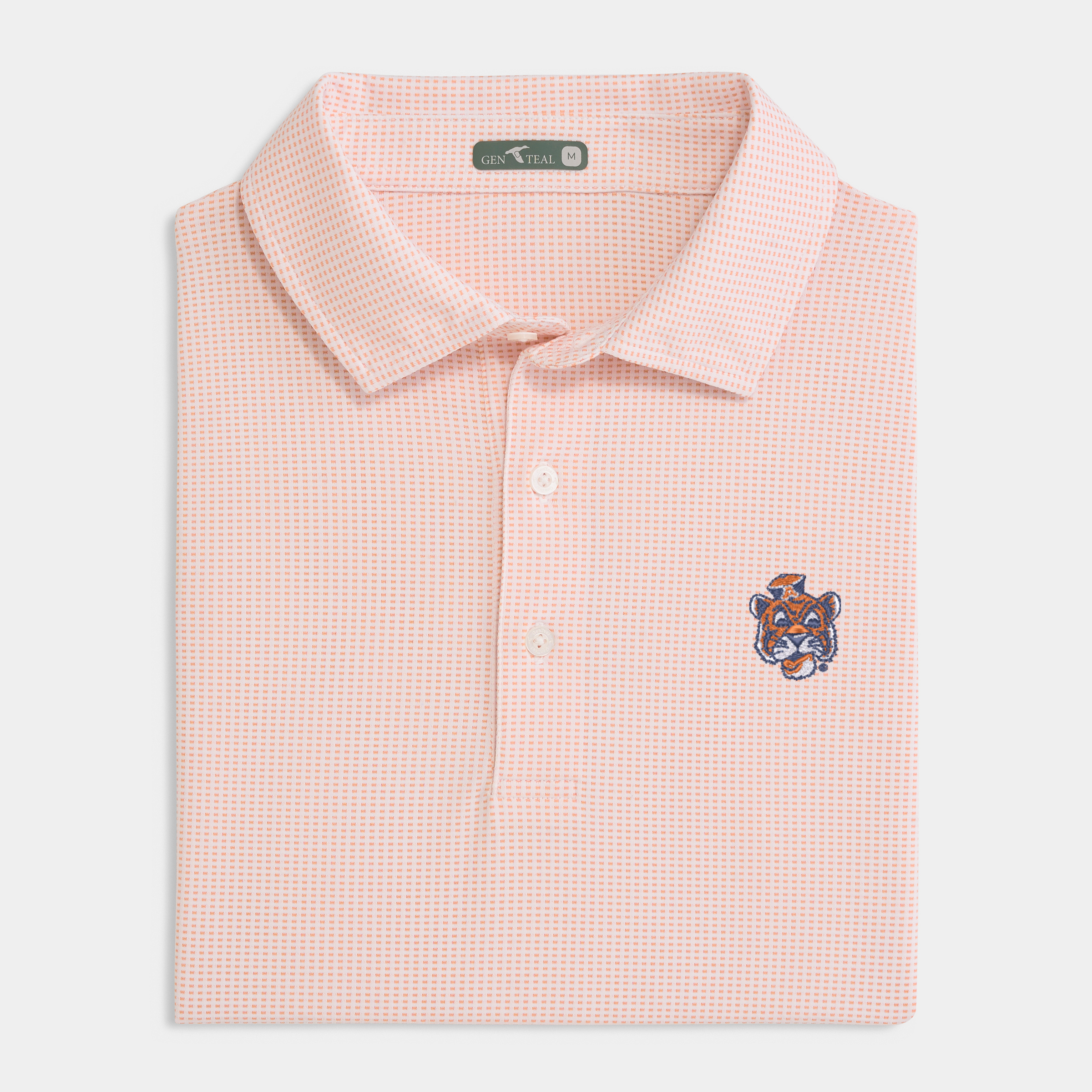 Auburn Jacquard Performance Polo
