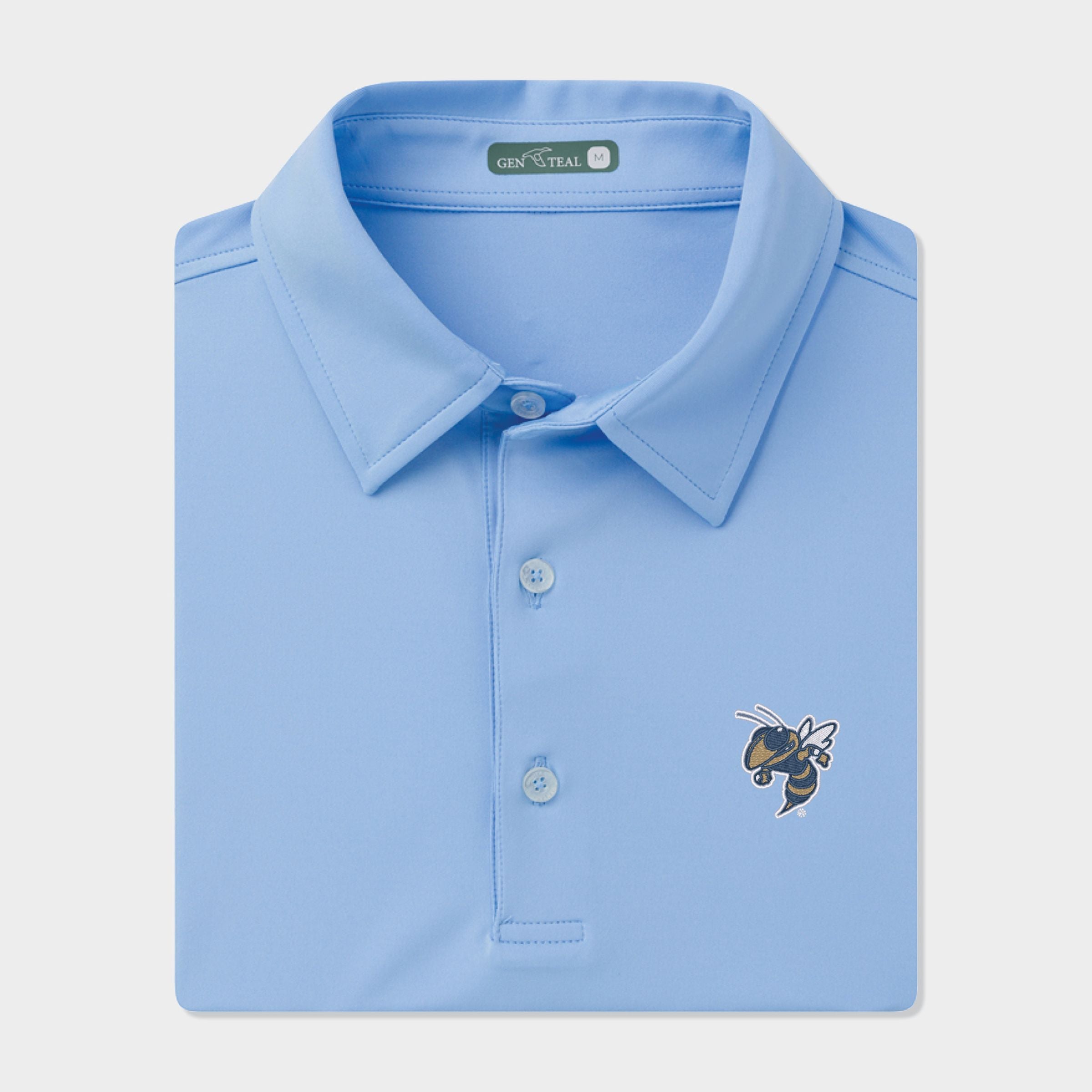 Georgia Tech Yellowjackets Solid Performance Polo