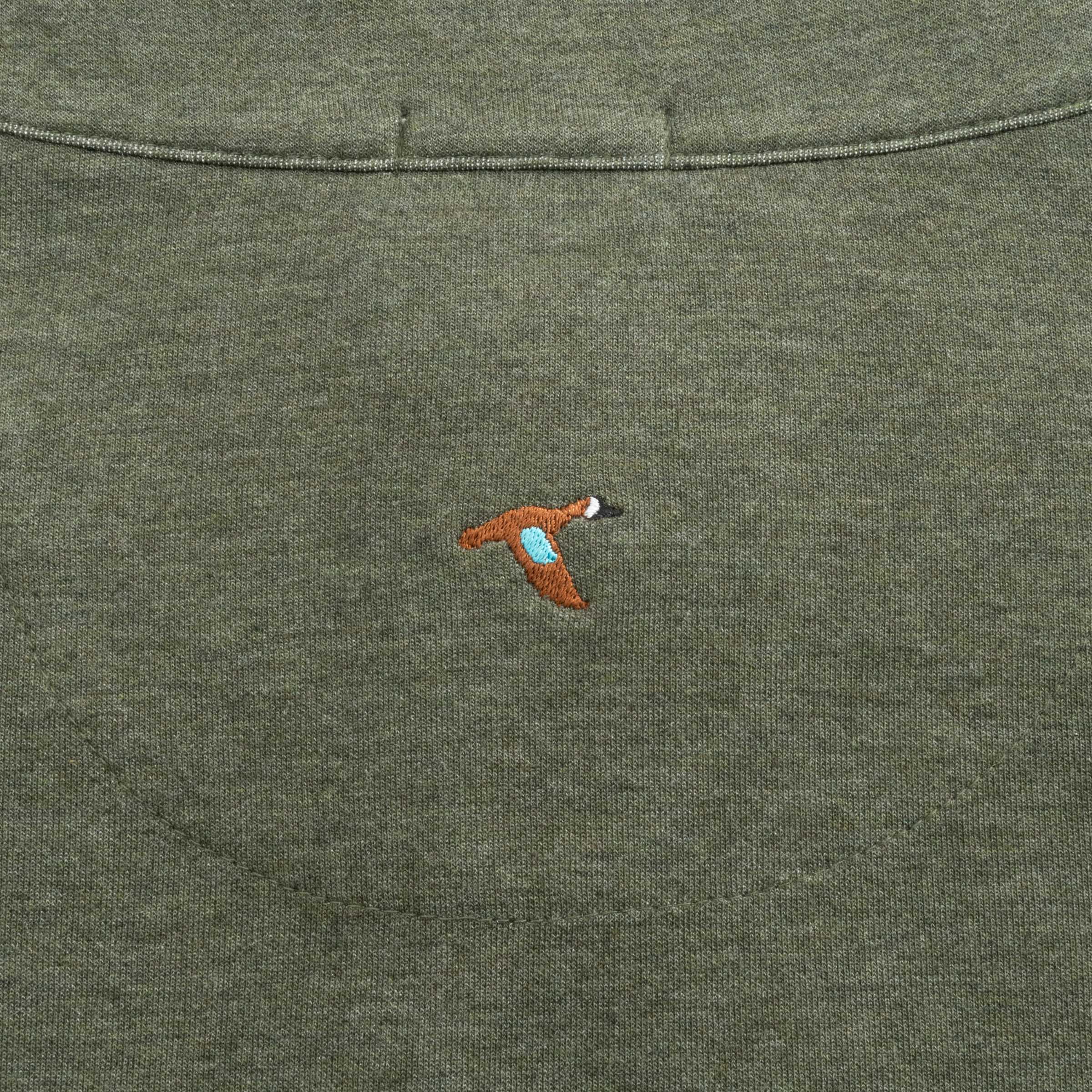 Cotton/Modal Quarter-Zip-GenTeal Apparel