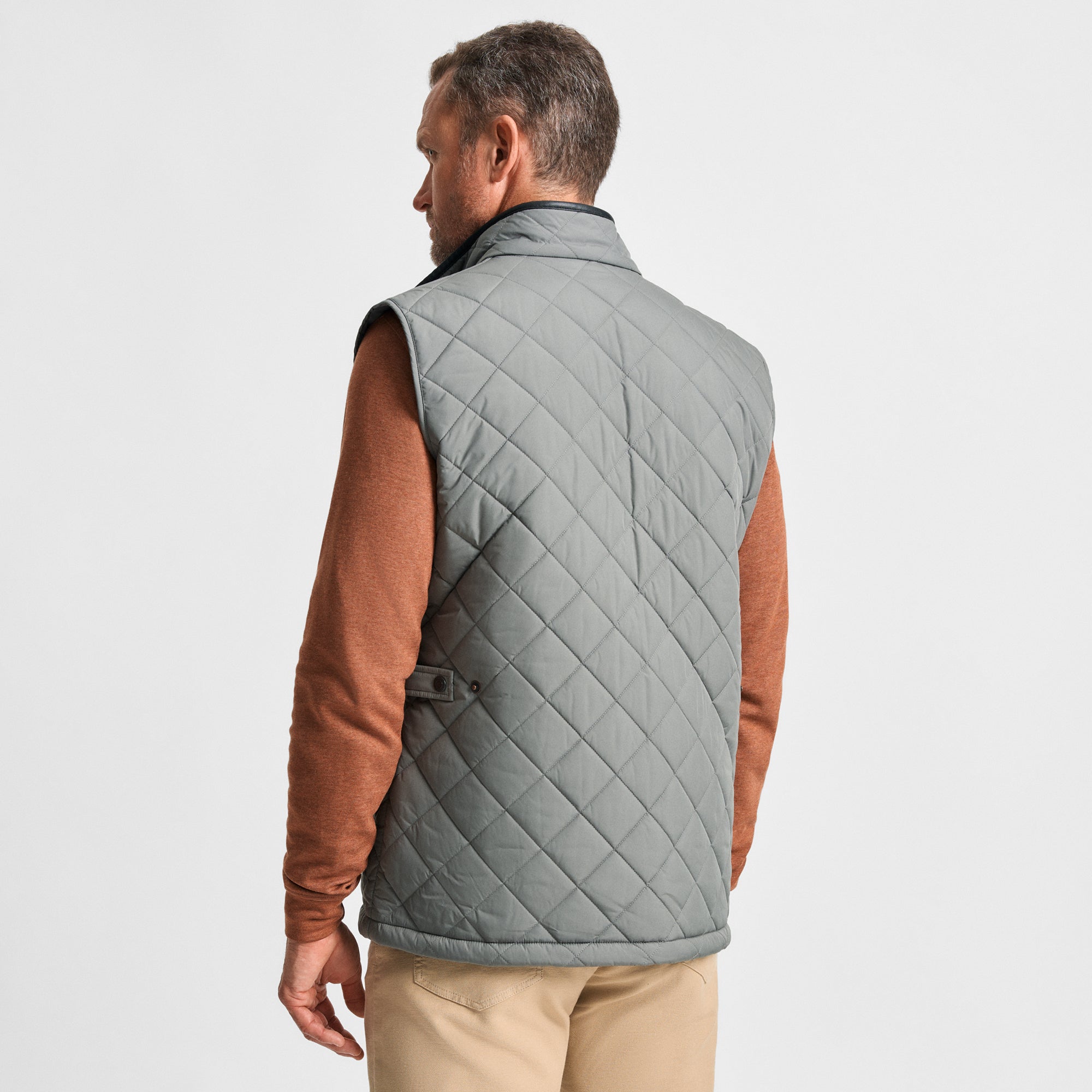 Olive Northpoint Quilted Vest