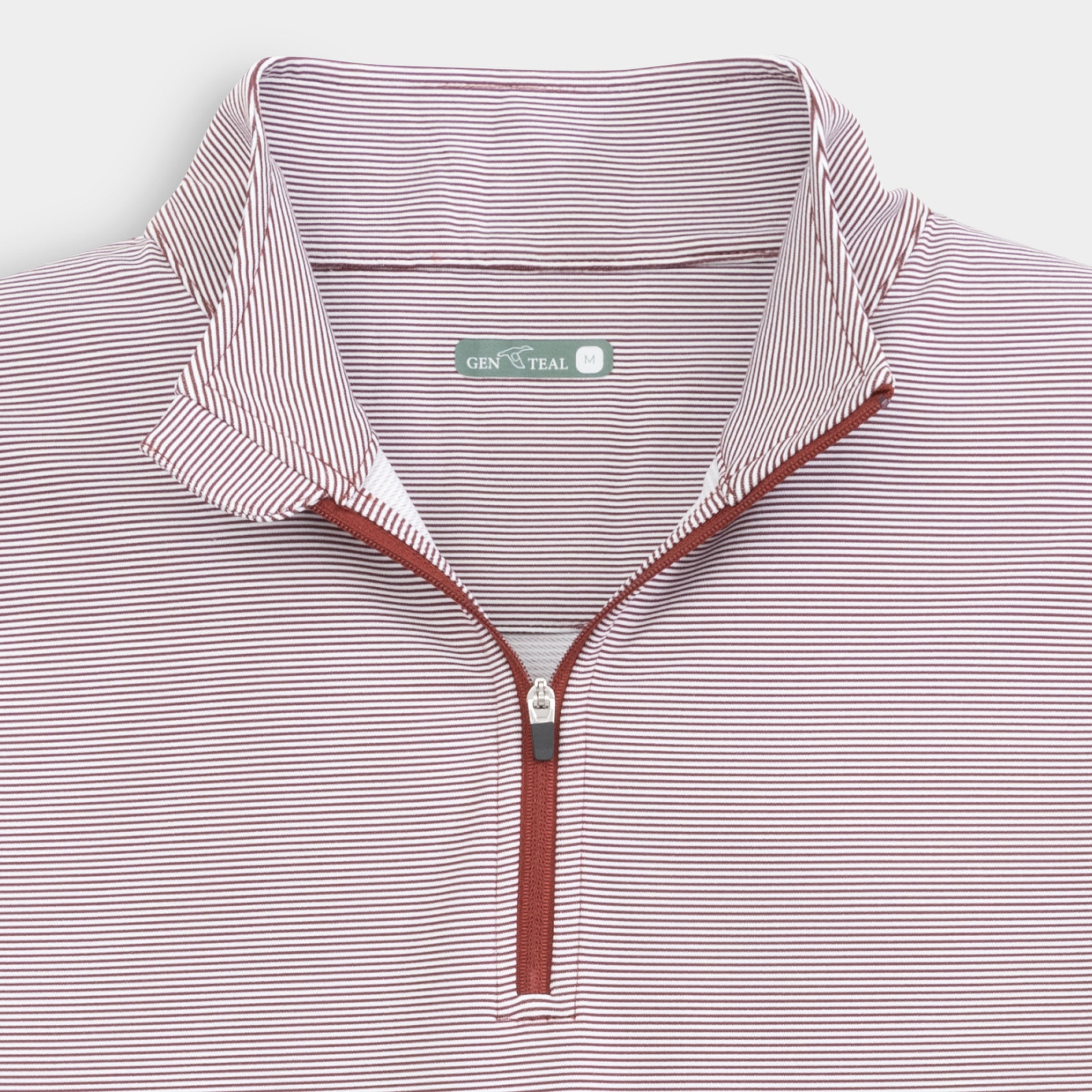 Texas A&M Pinstripe Venture Performance Quarter-Zip-GenTeal Apparel