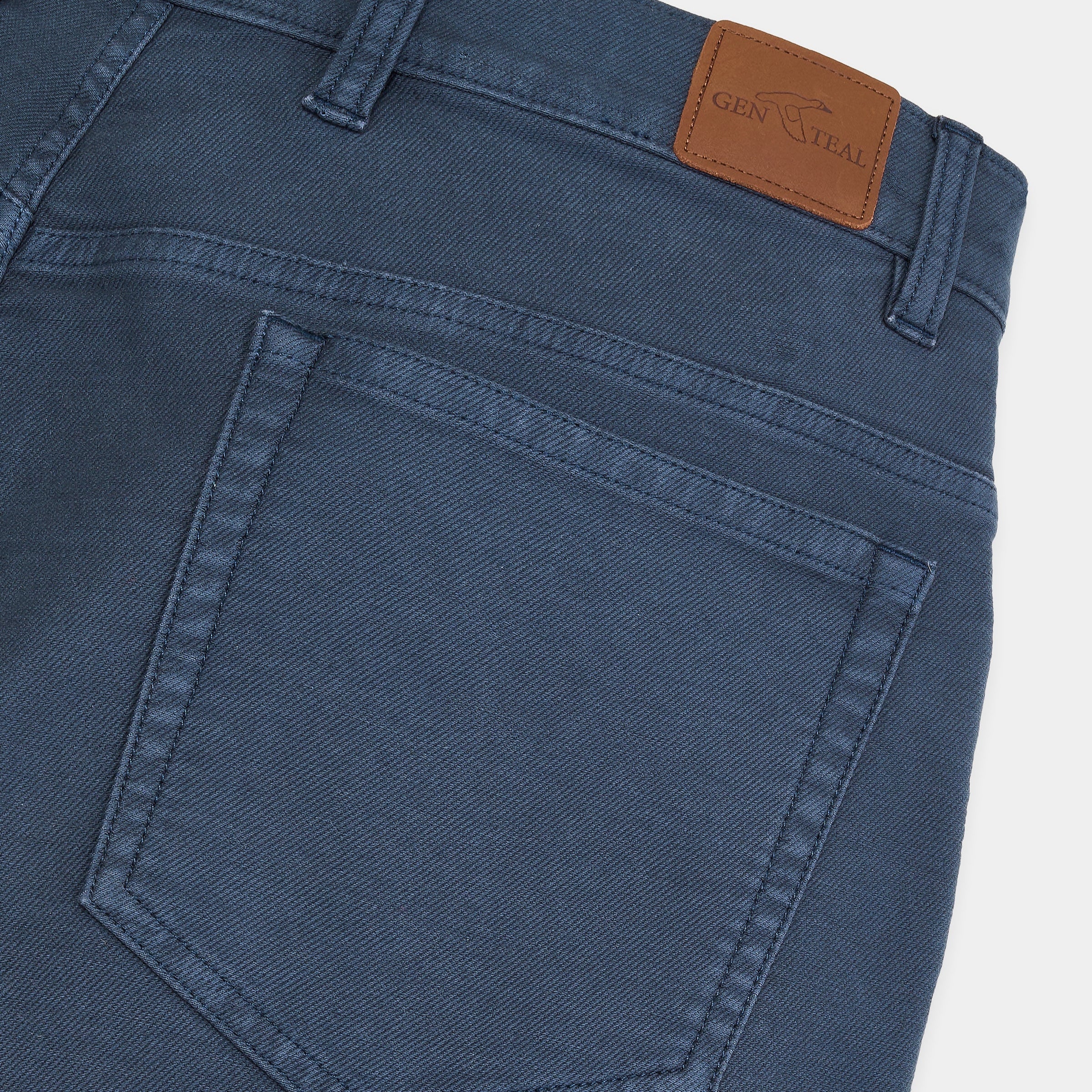 Navy Barlow Five-Pocket Pant