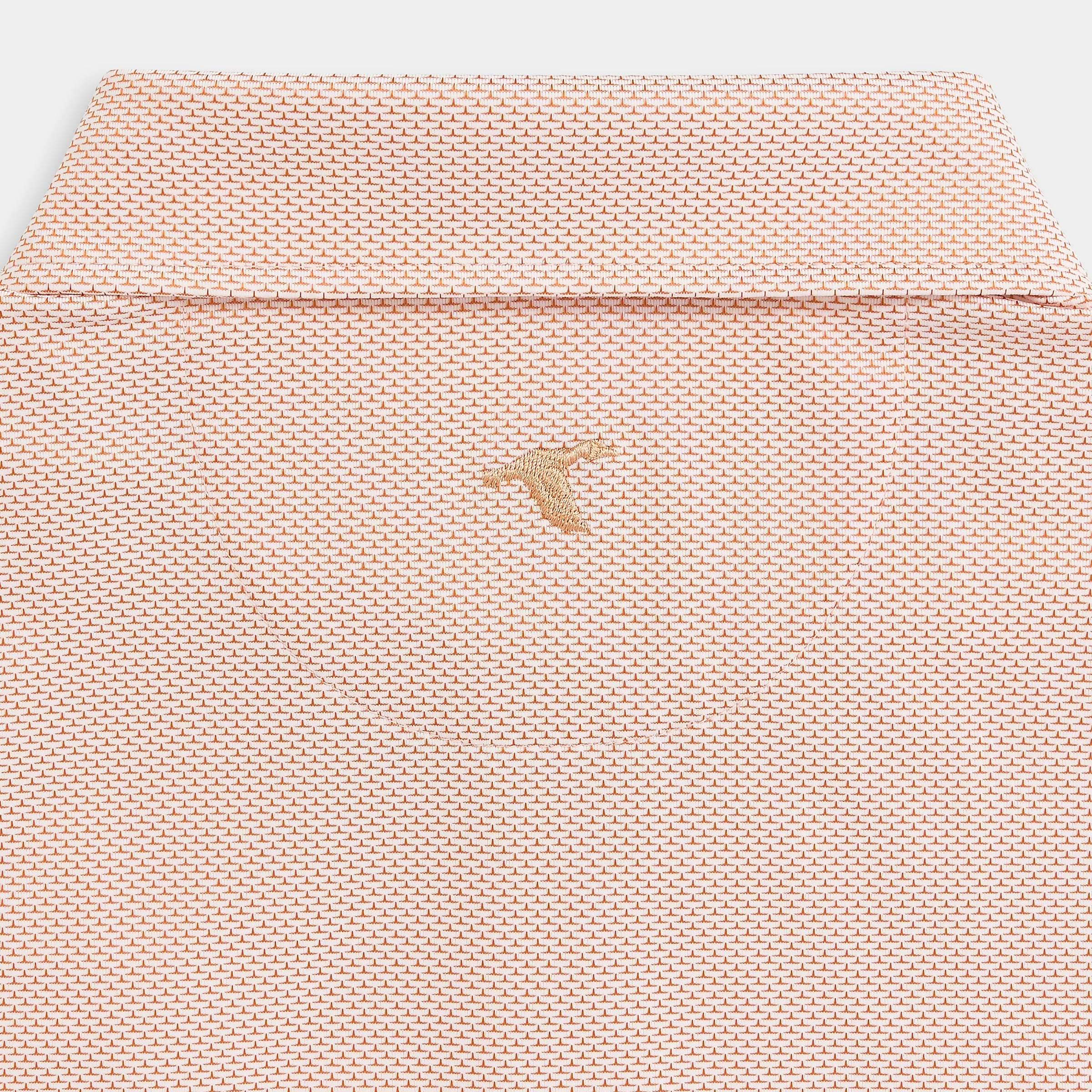 Brick Jacquard Polo