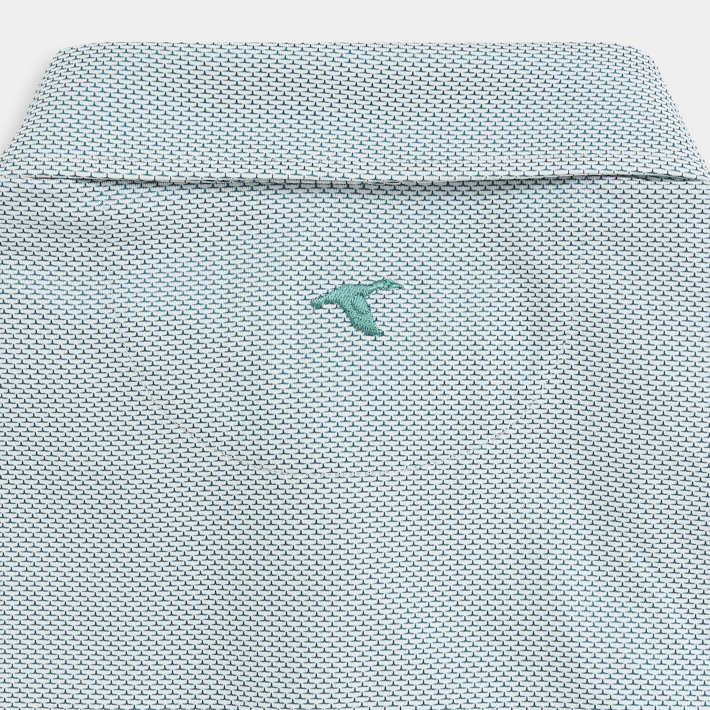Brick Jacquard Polo