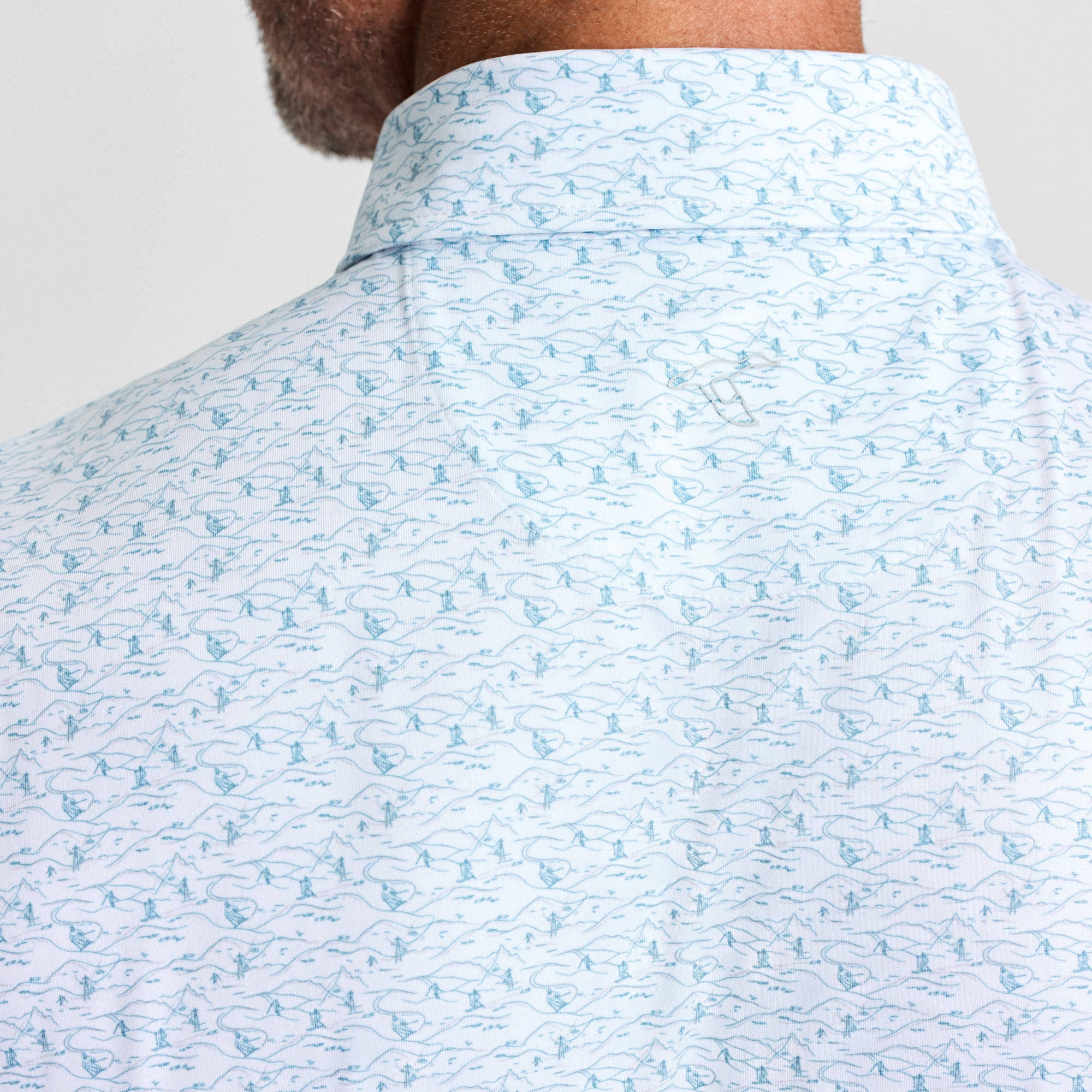 Downhill Delight Printed Performance Polo