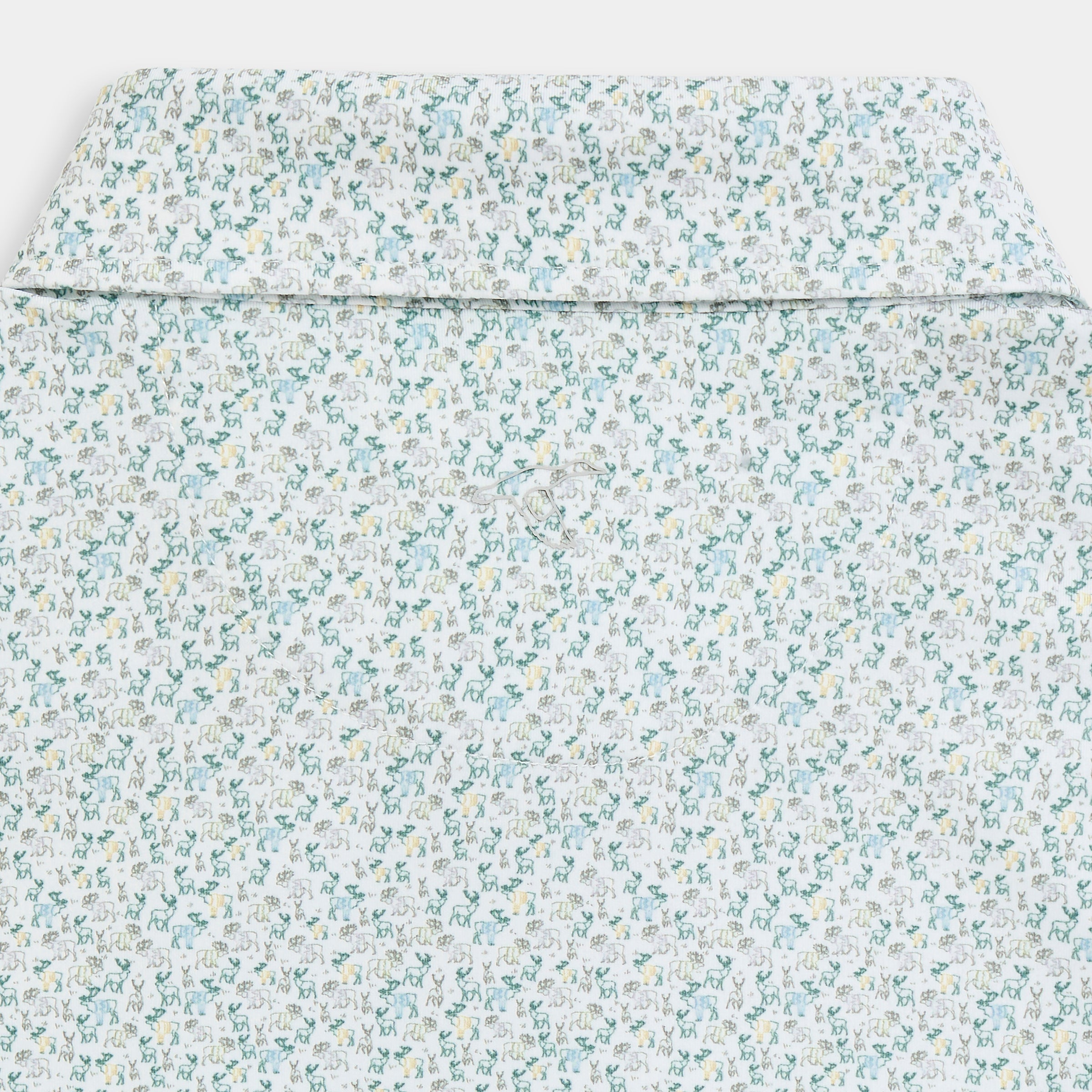 Sweatered Stag Printed Performance Polo