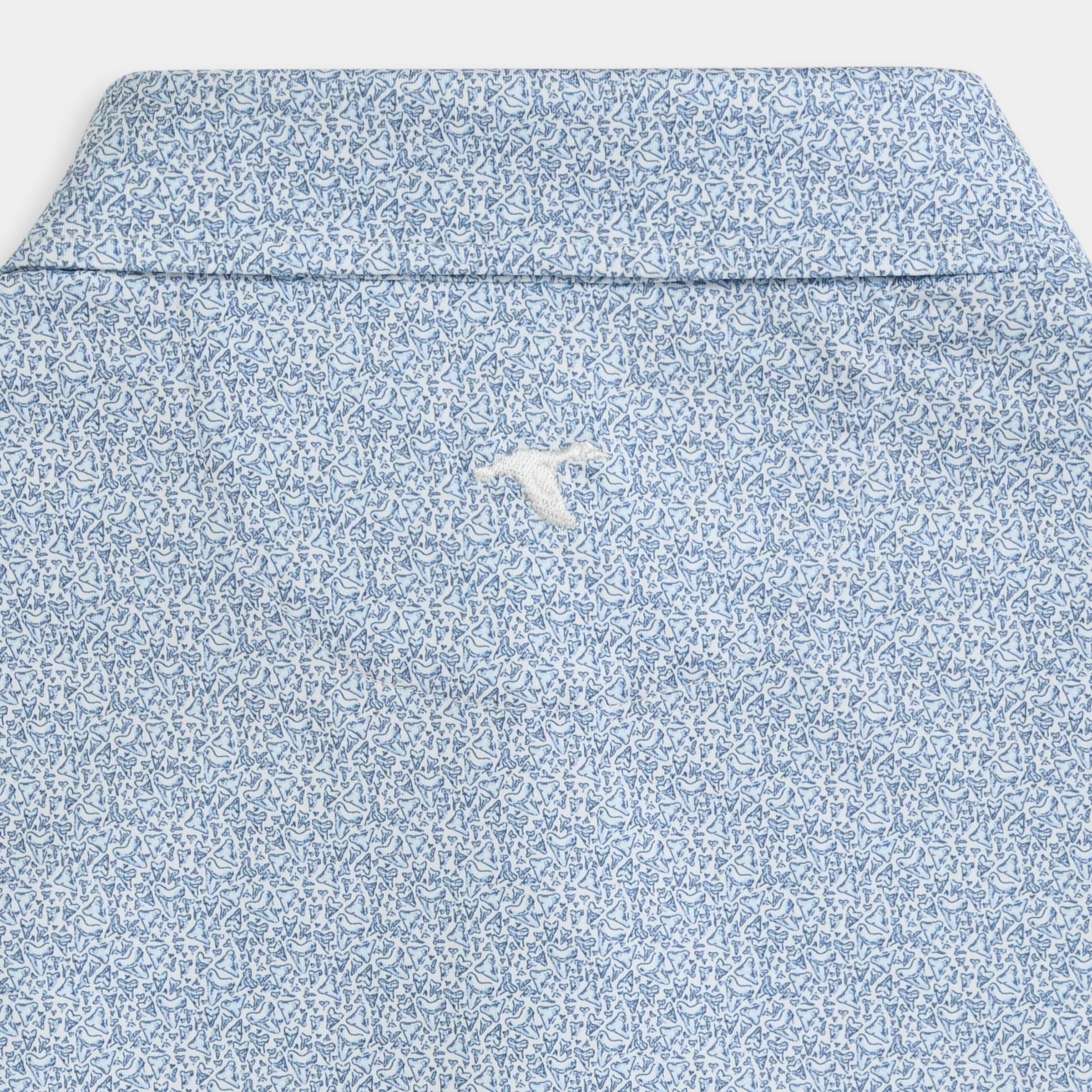 Great White Printed Performance Polo