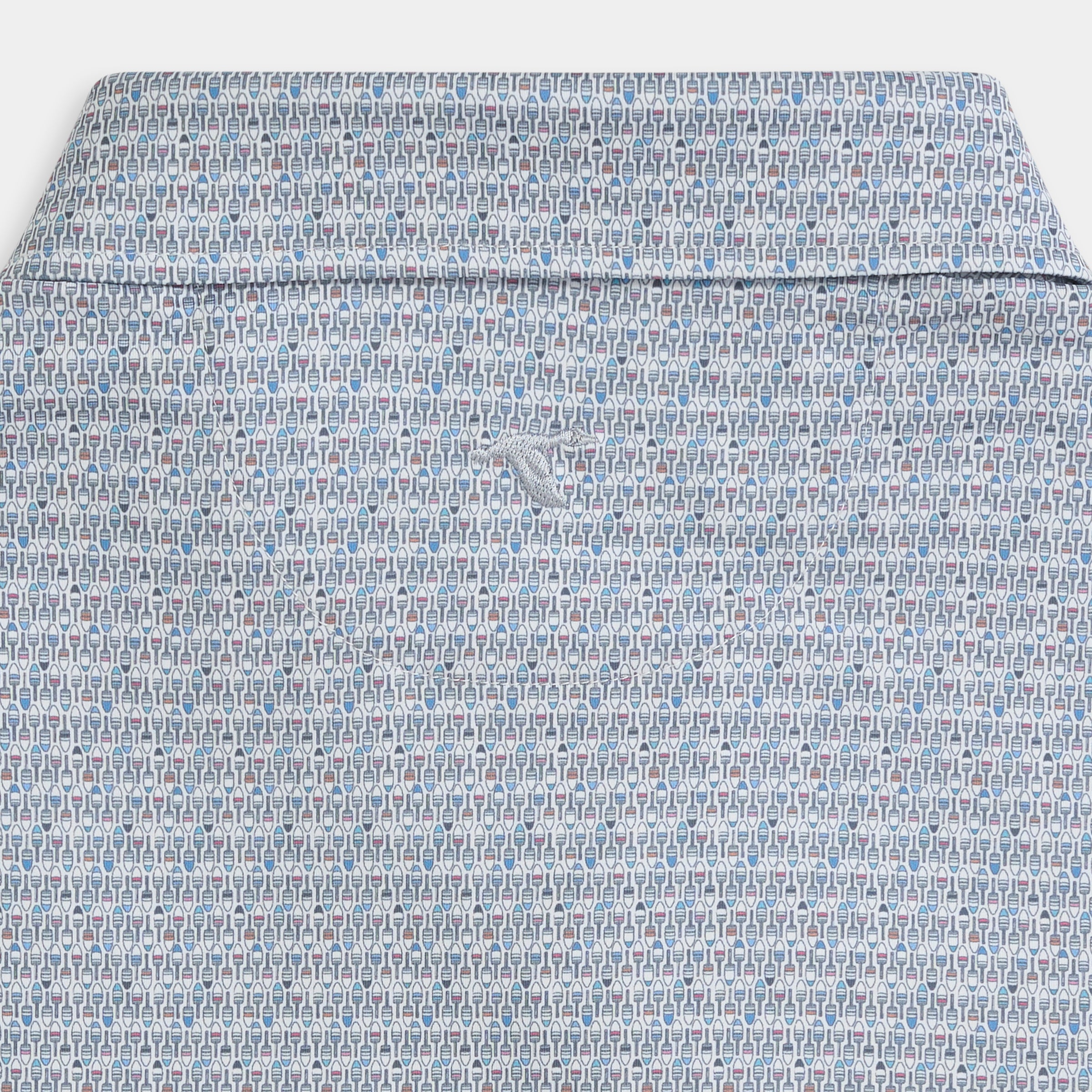Harbor Buoy Printed Performance Polo