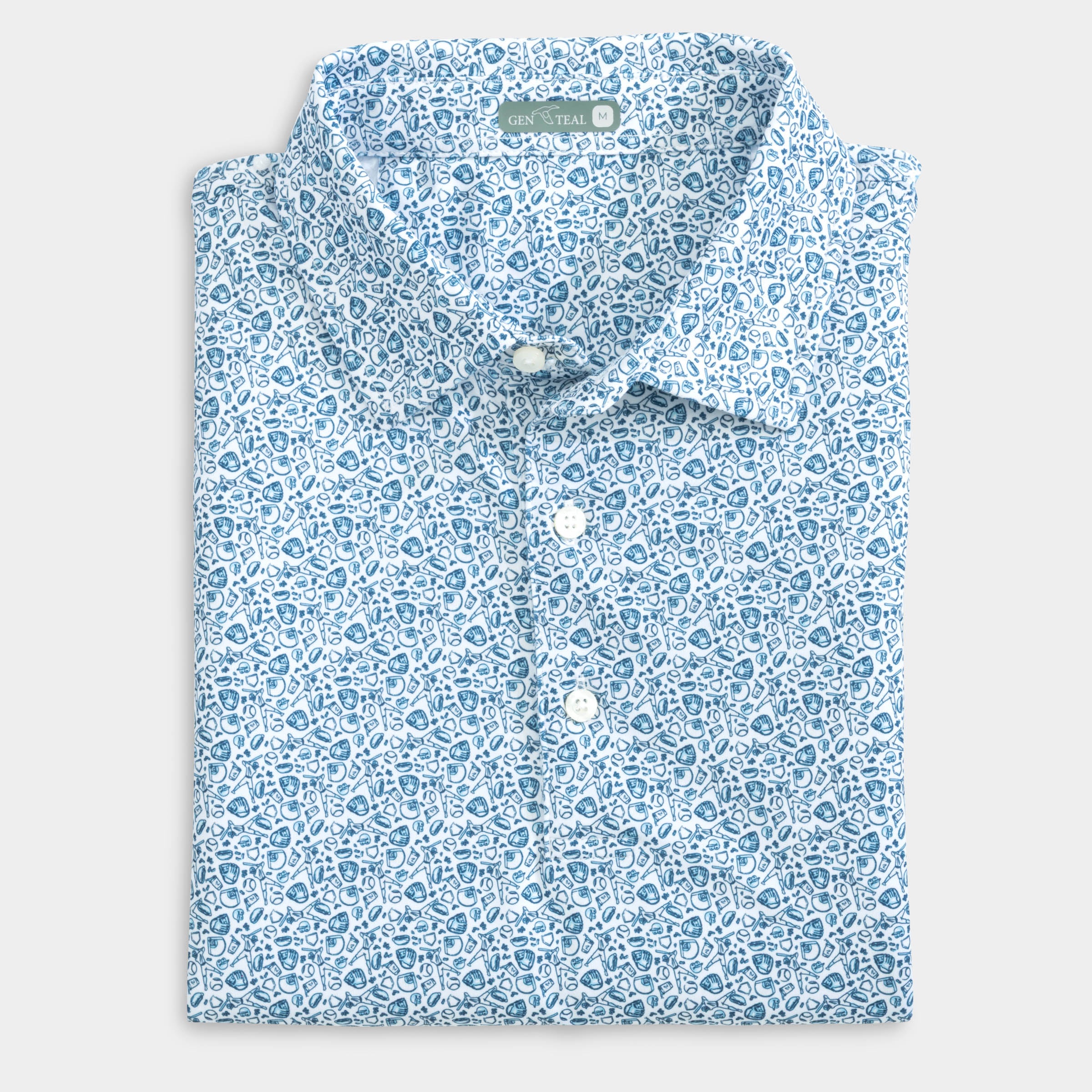 Fastball Printed Performance Polo