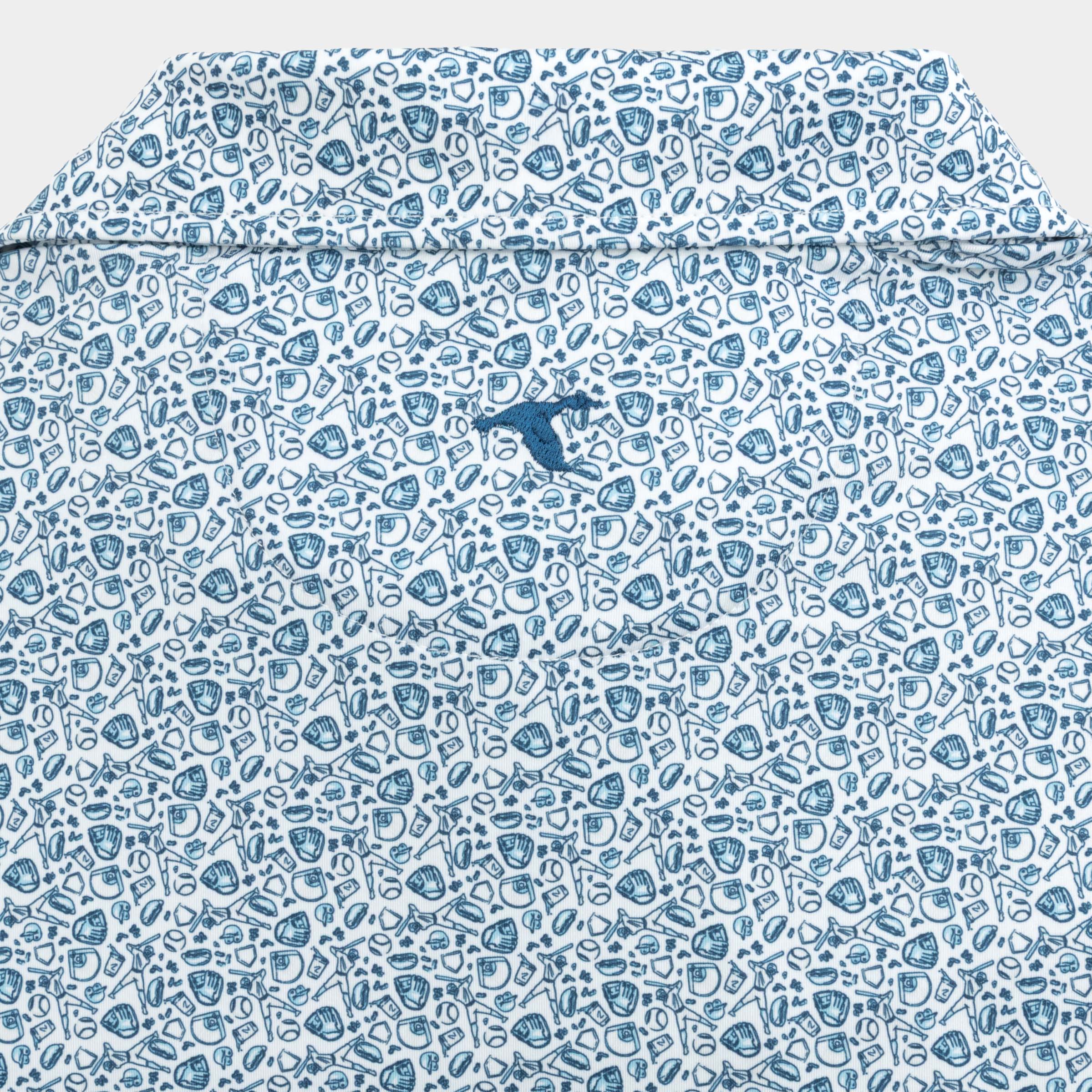 Illinois Fastball Printed Performance Polo