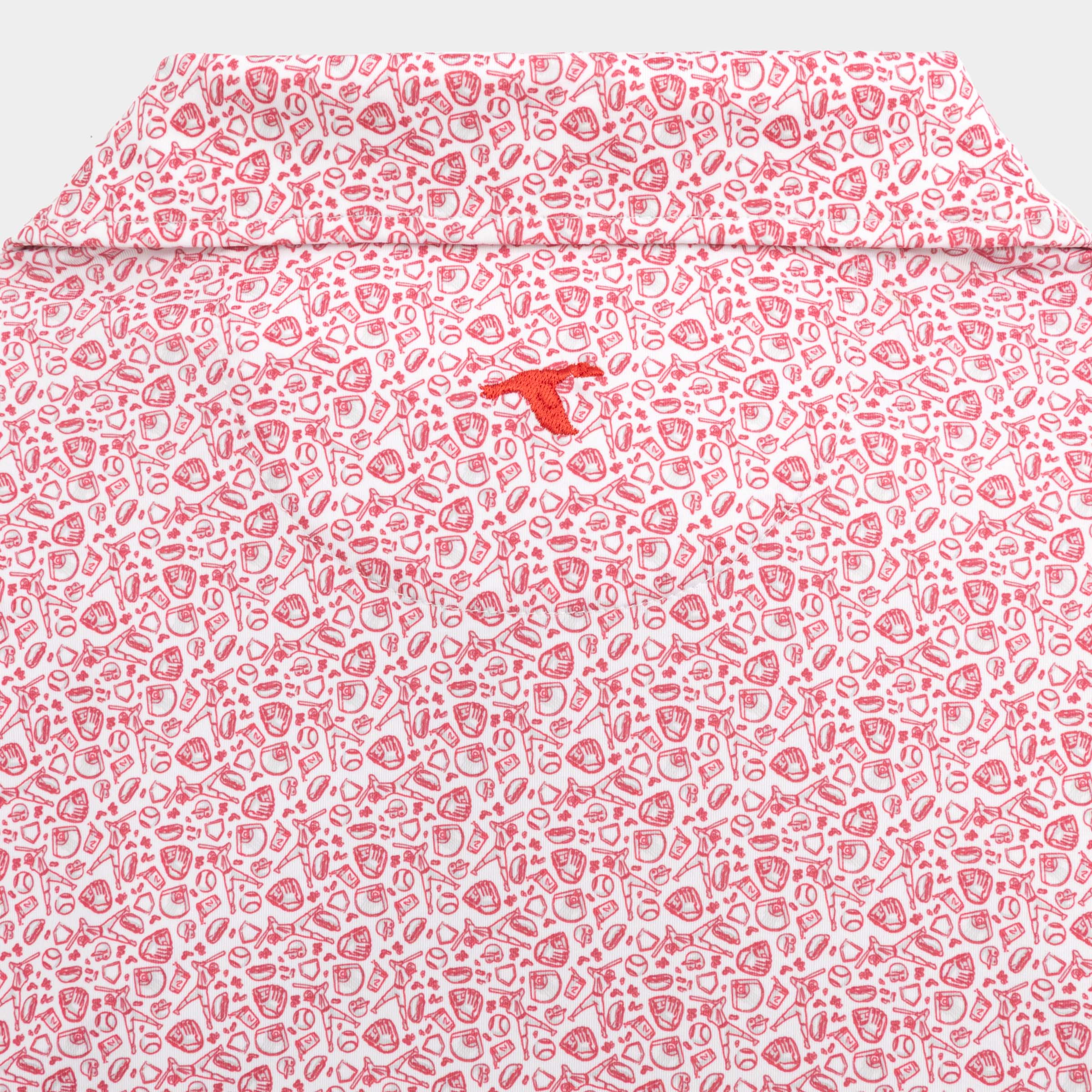 Texas Tech Fastball Printed Performance Polo