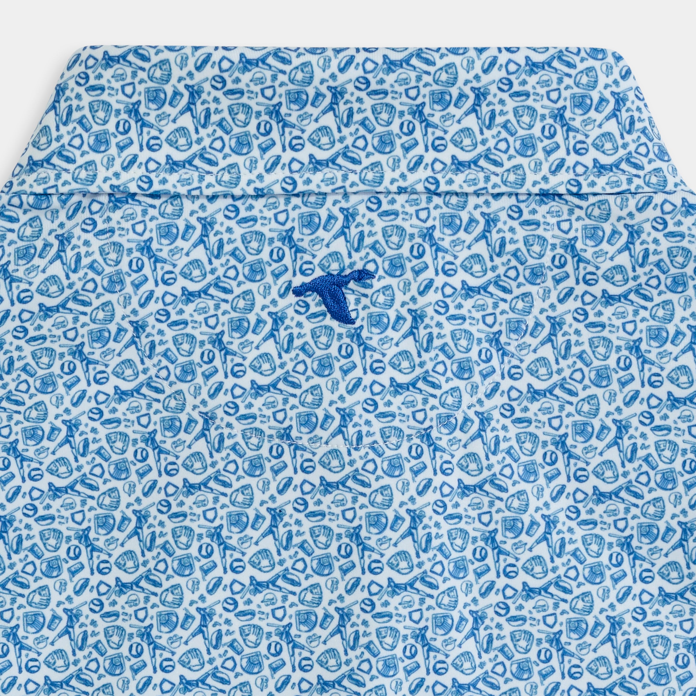 Kansas Fastball Printed Performance Polo