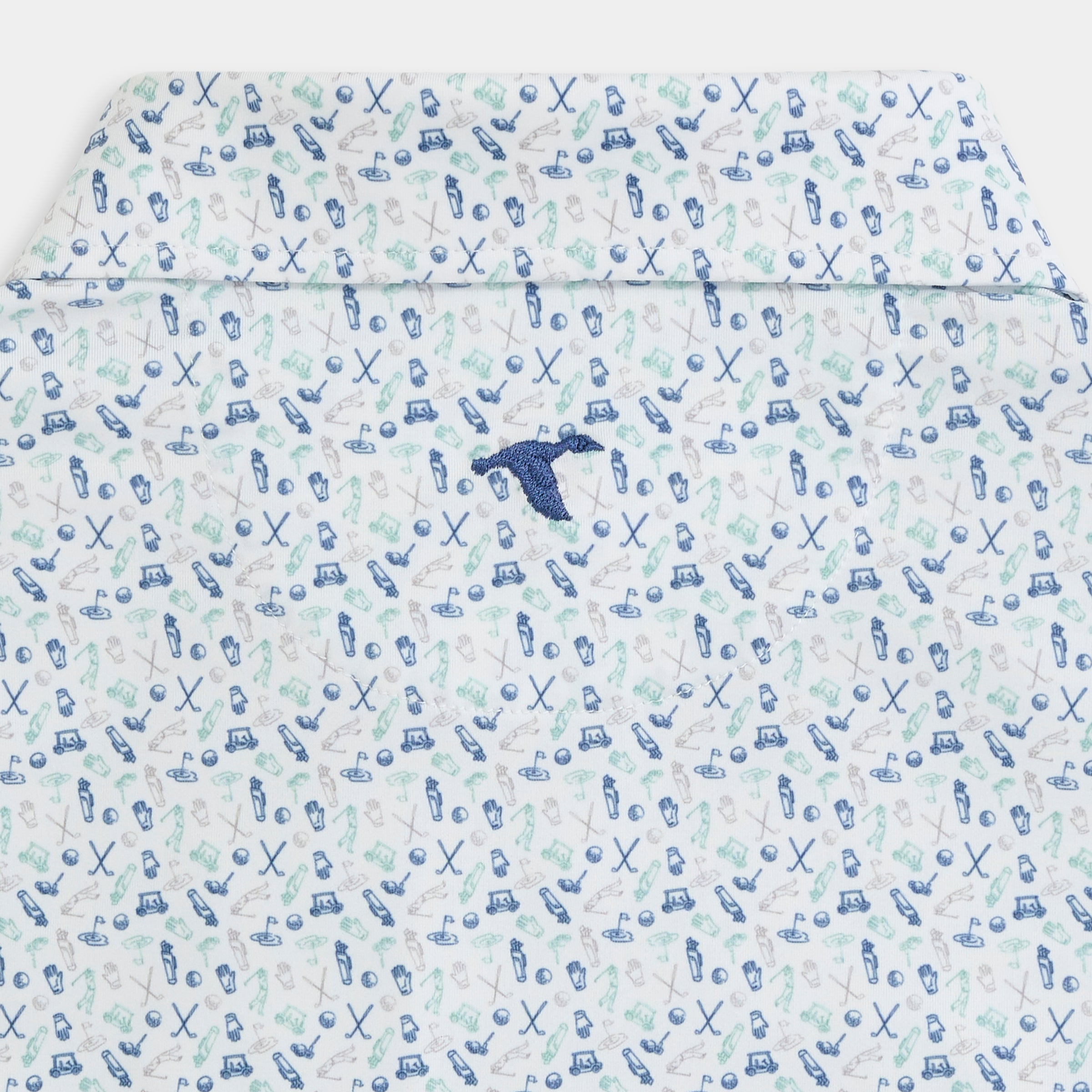 Caddie's Choice Printed Performance Polo