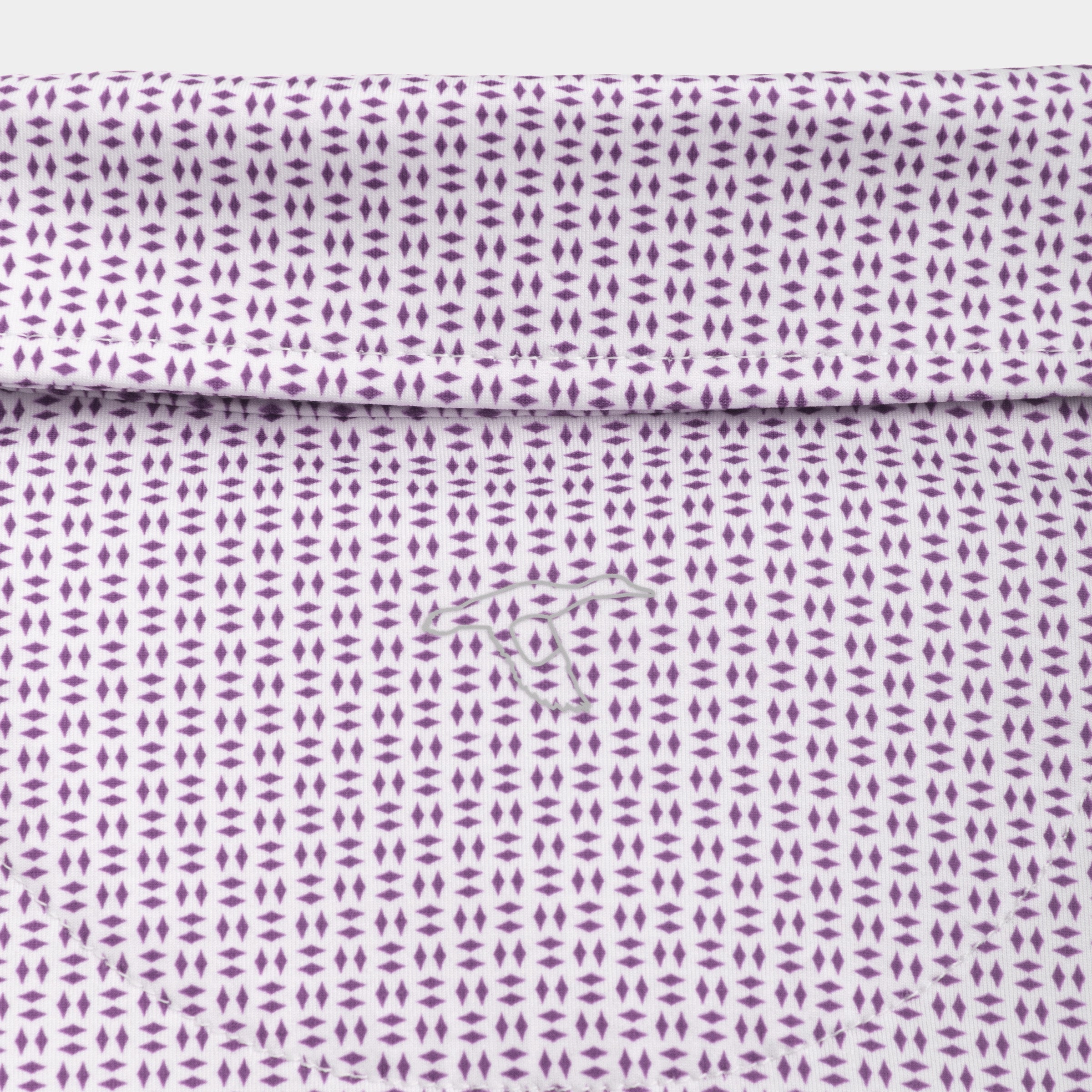 Trellis Printed Performance Polo