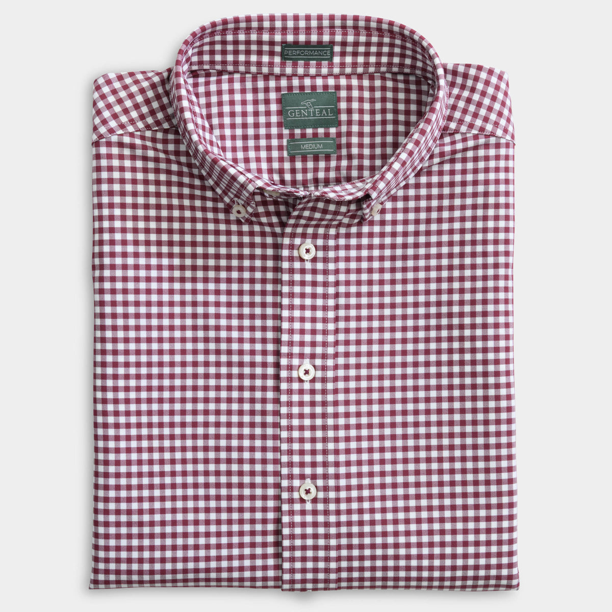 Gingham Performance Sport Shirt