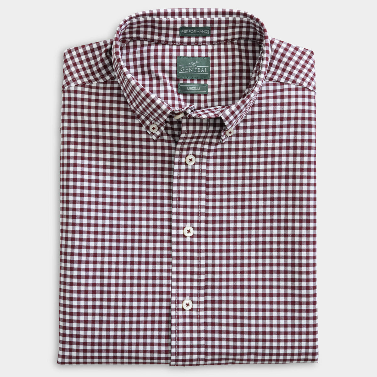 Gingham Performance Sport Shirt