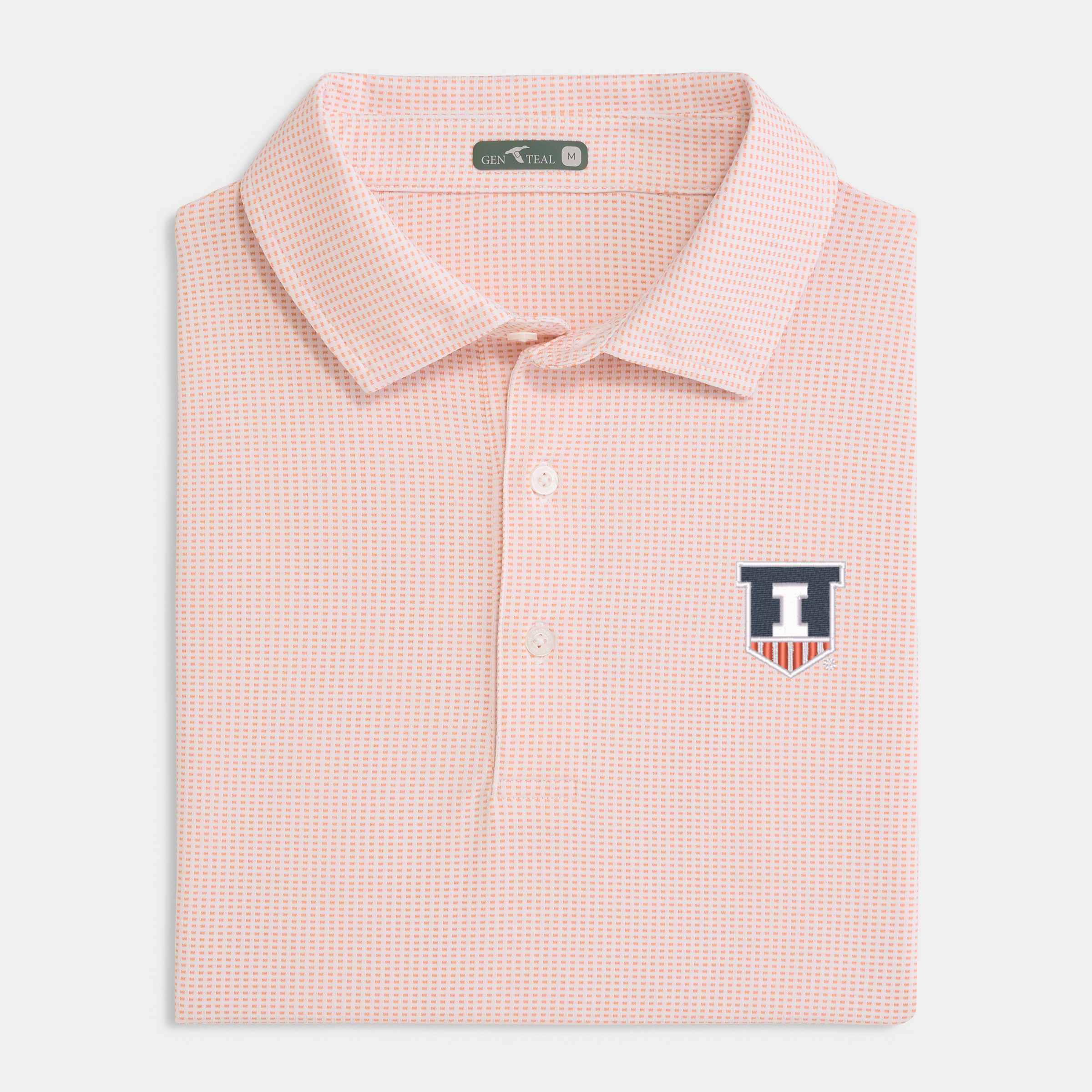 Illinois Jacquard Performance Polo