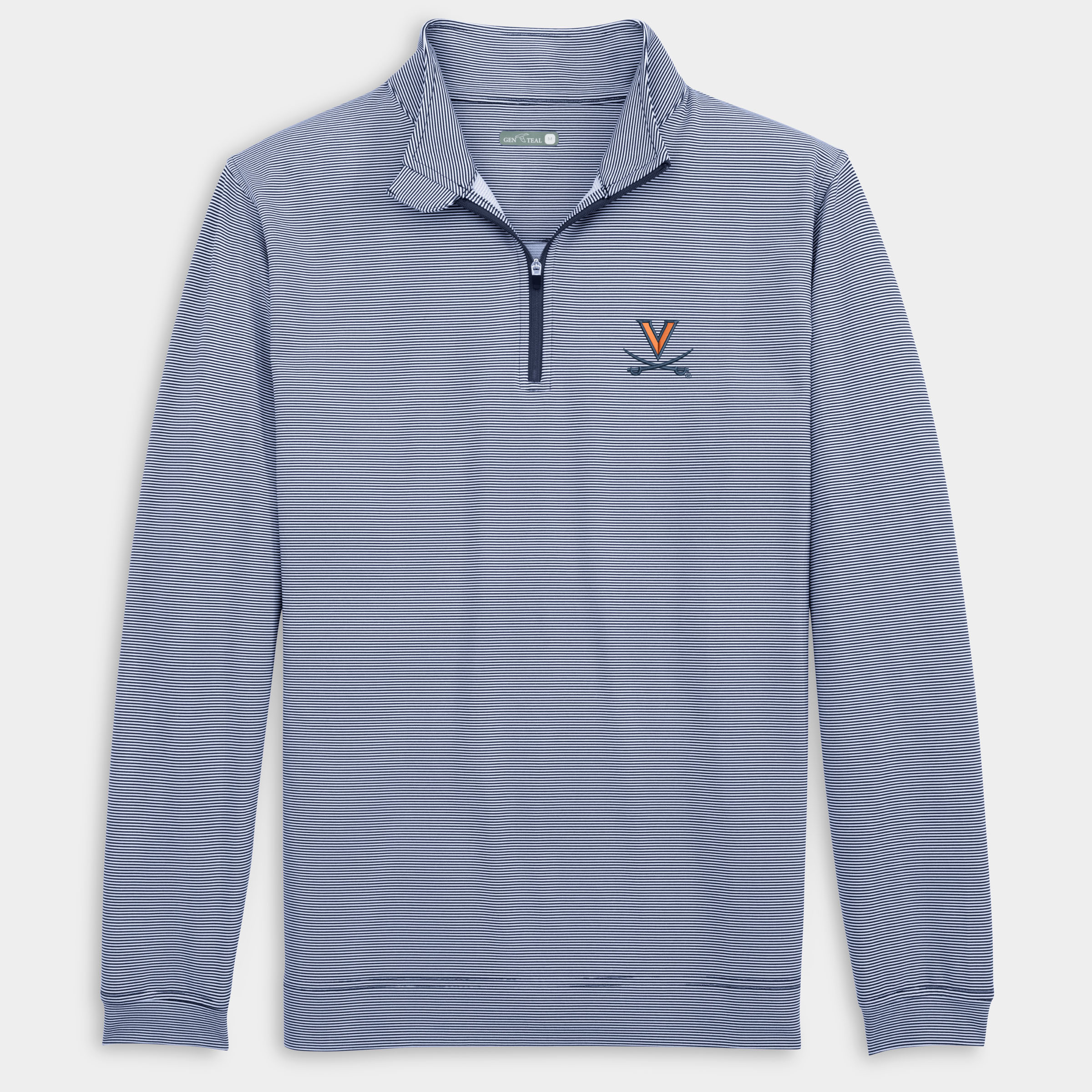 Virginia Pinstripe Venture Performance Quarter-Zip