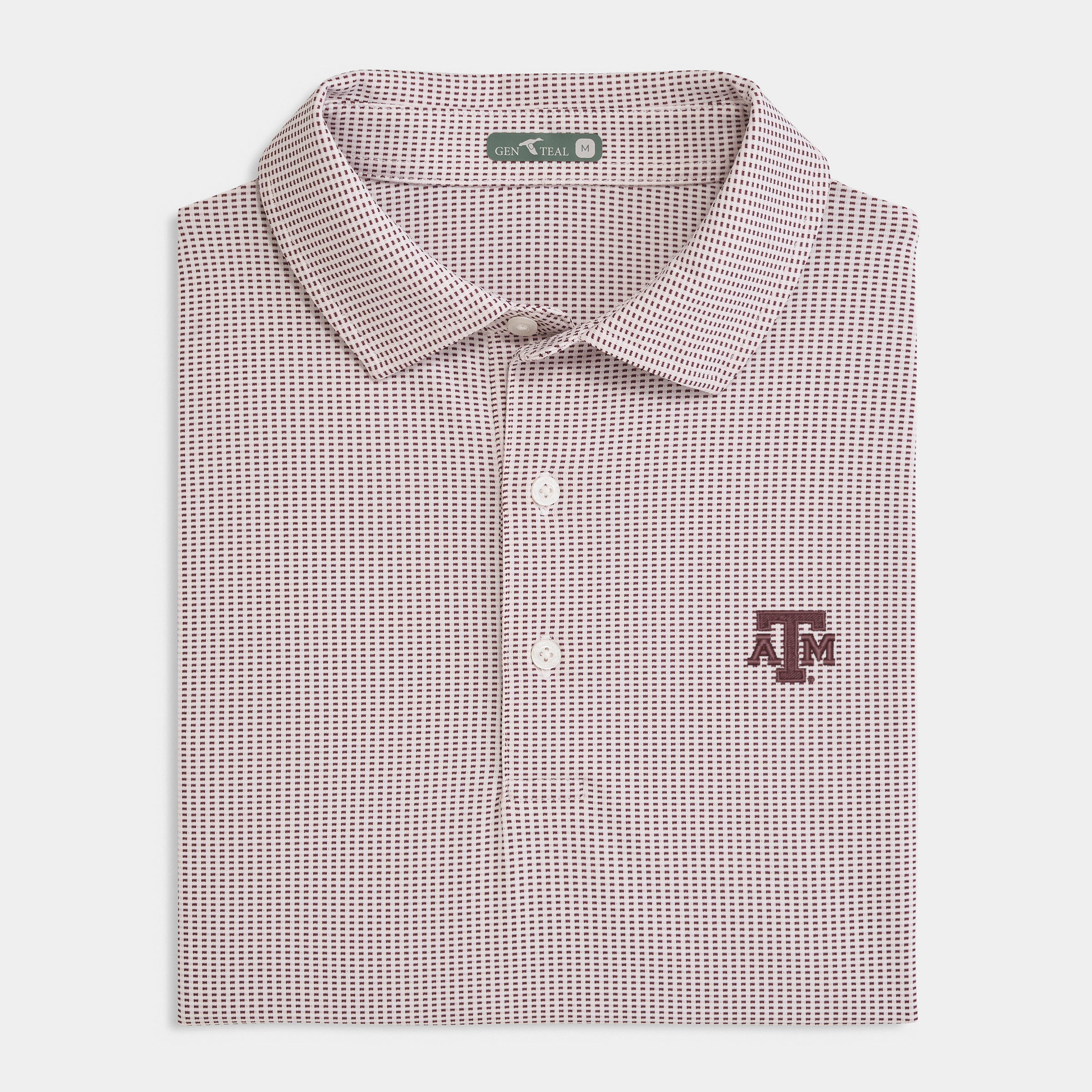 Texas A&M Jacquard Performance Polo