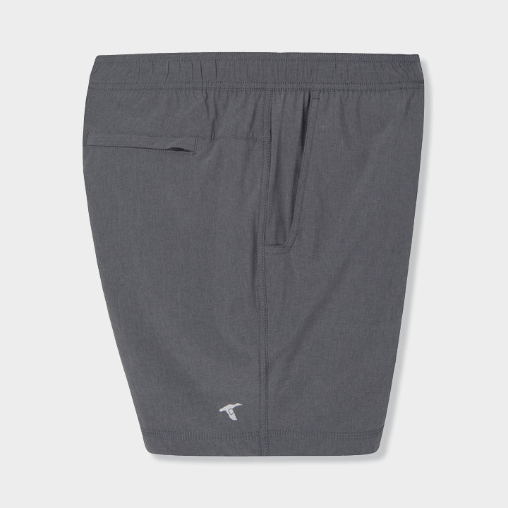 Men's Elastic Waist Shorts With Pockets