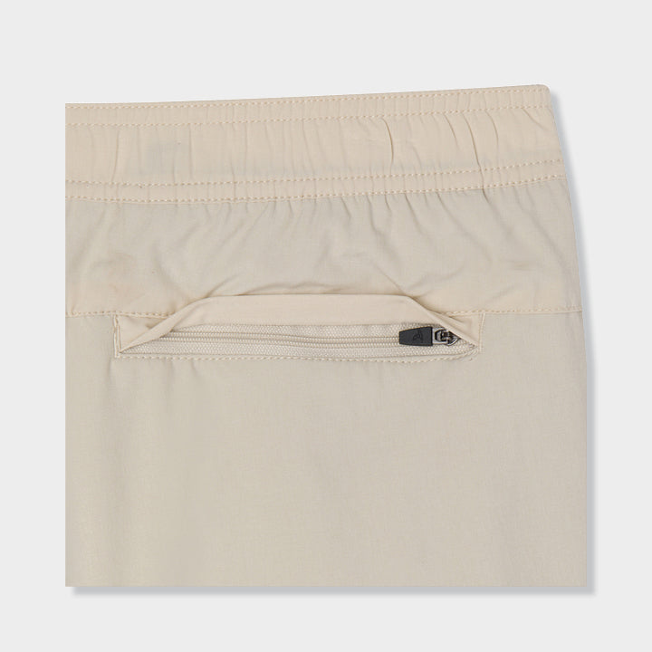 Men's Elastic Waist Shorts With Pockets