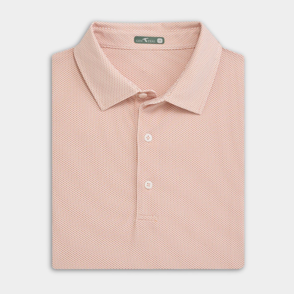 Brick Jacquard Polo