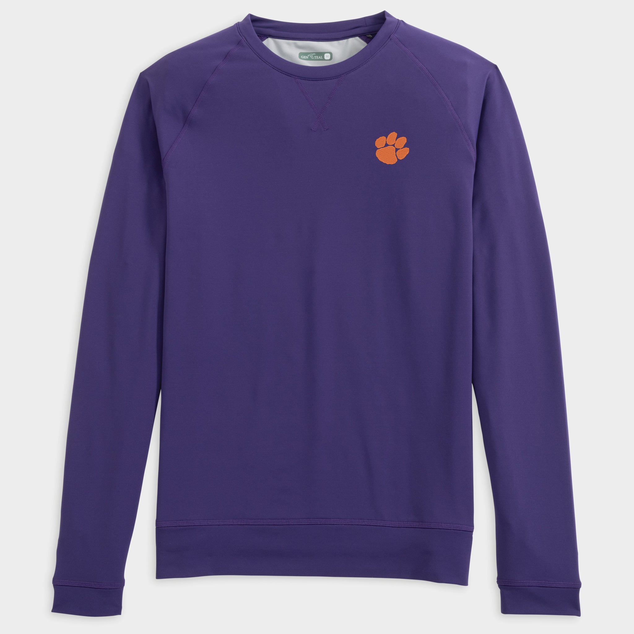 Clemson Richmond Venture Performance Crewneck-GenTeal Apparel