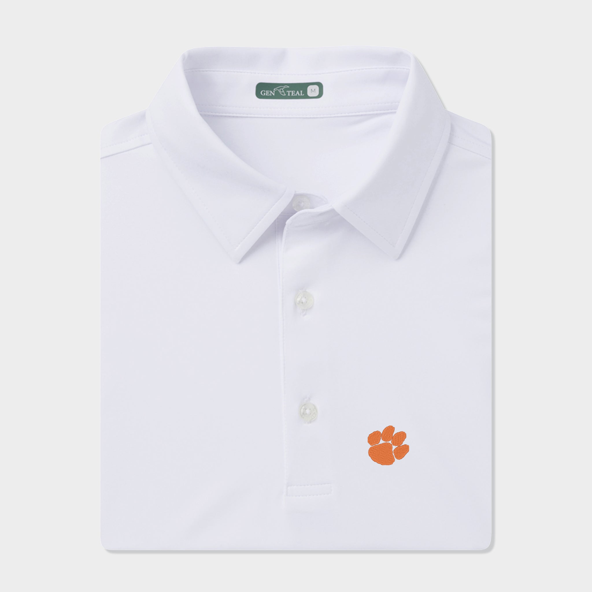 Clemson Solid Performance Polo