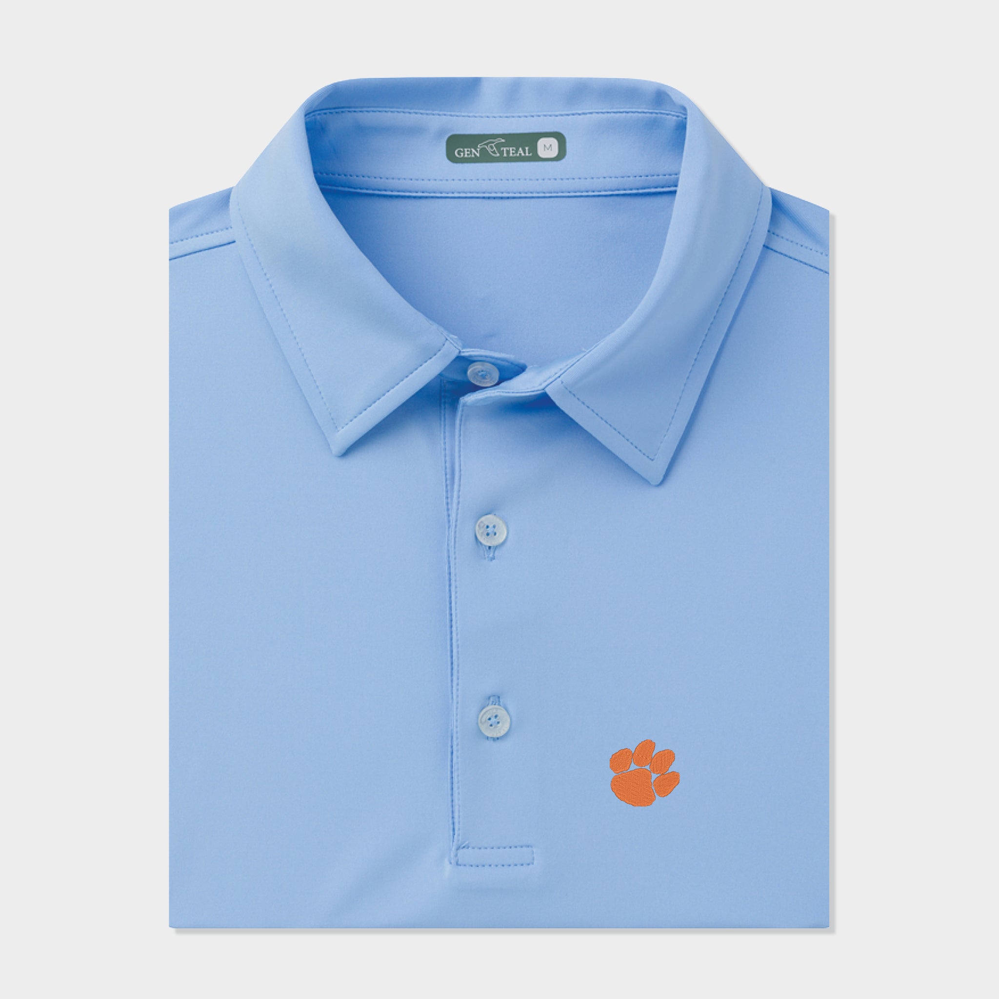 Clemson Solid Performance Polo