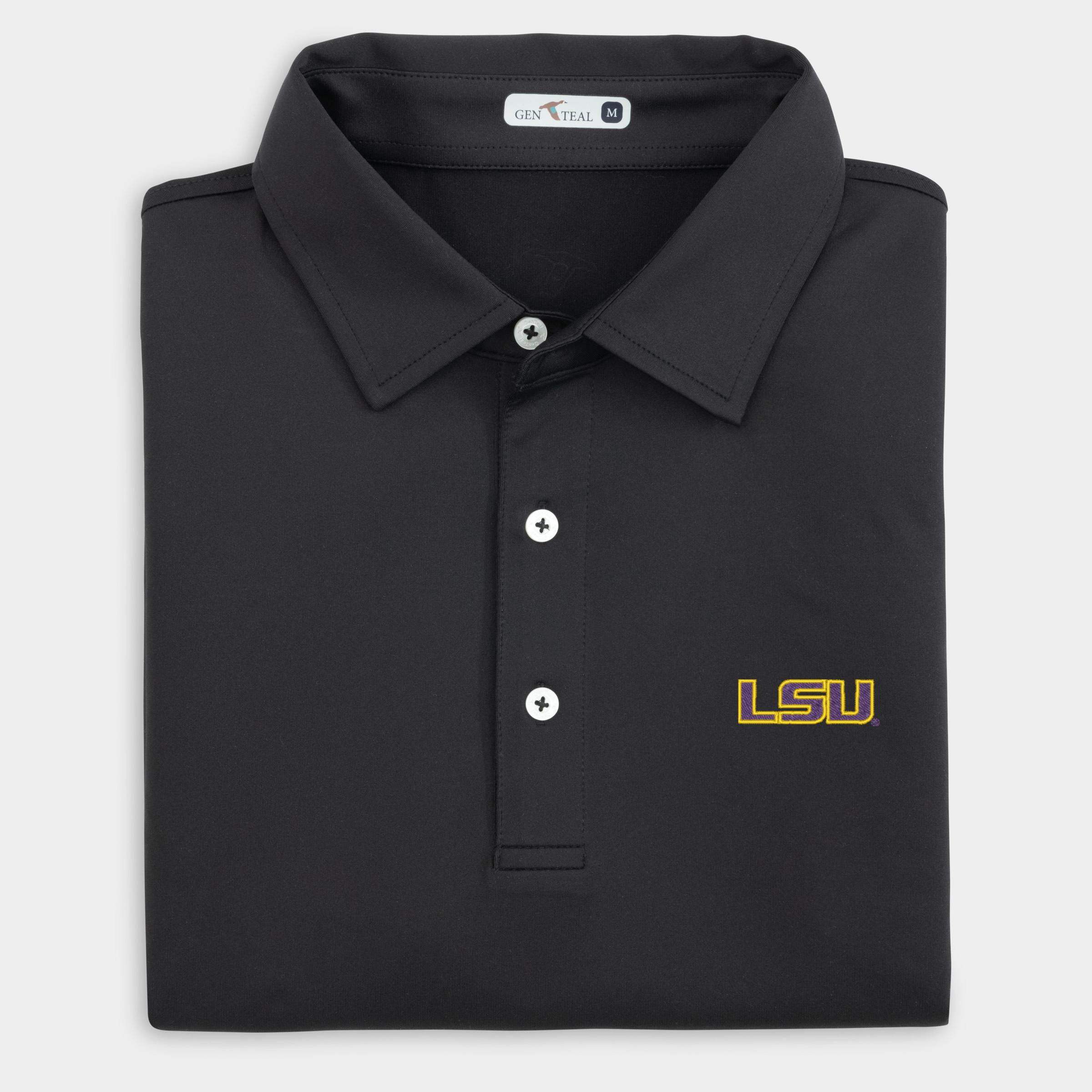 LSU Solid Performance Polo