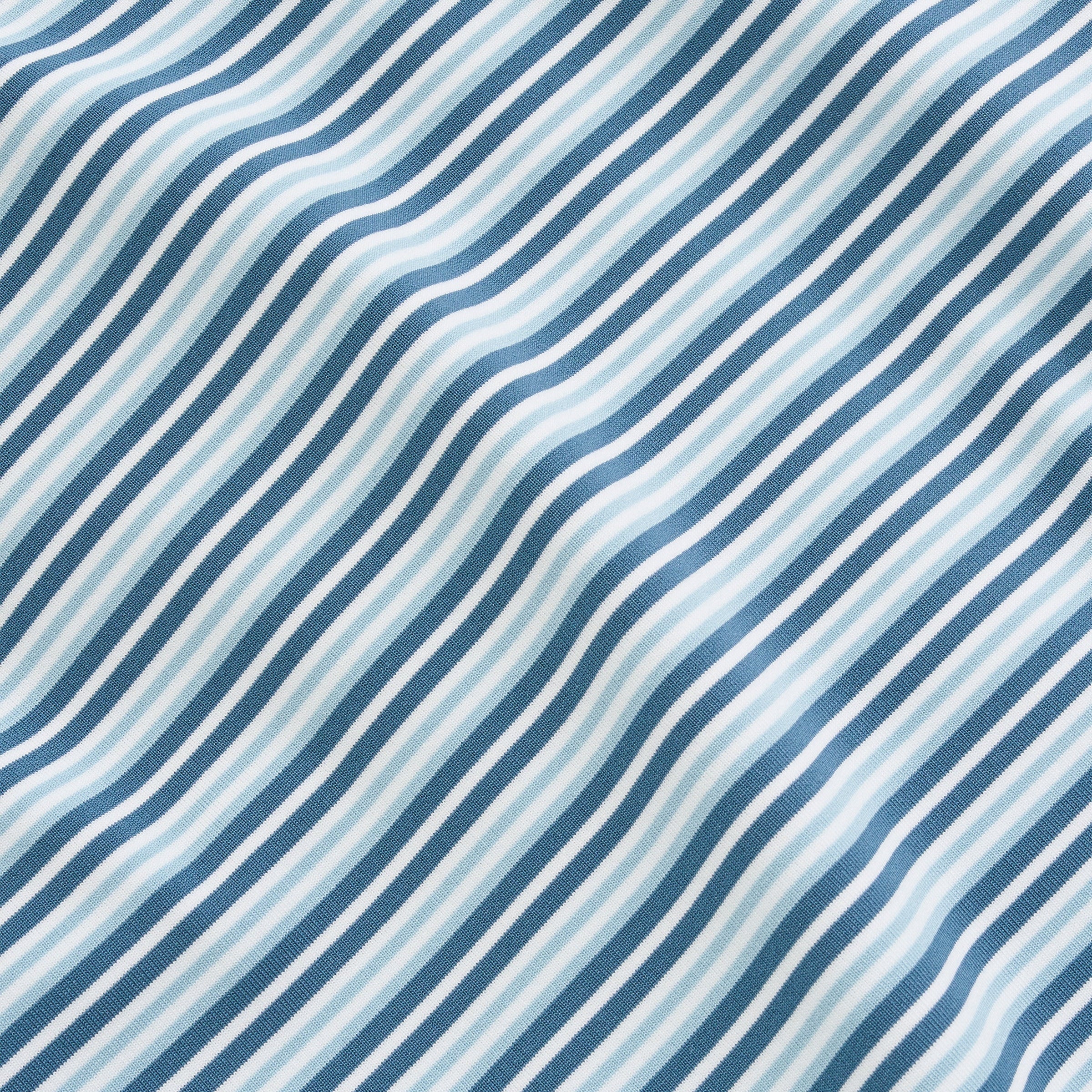 Blue and white striped fabric pattern
