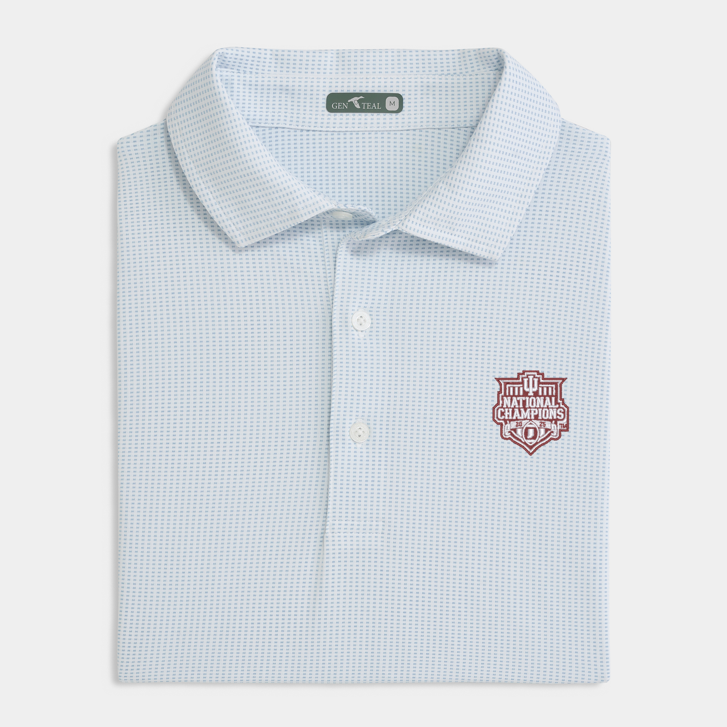 Indiana National Championship Jacquard Performance Polo