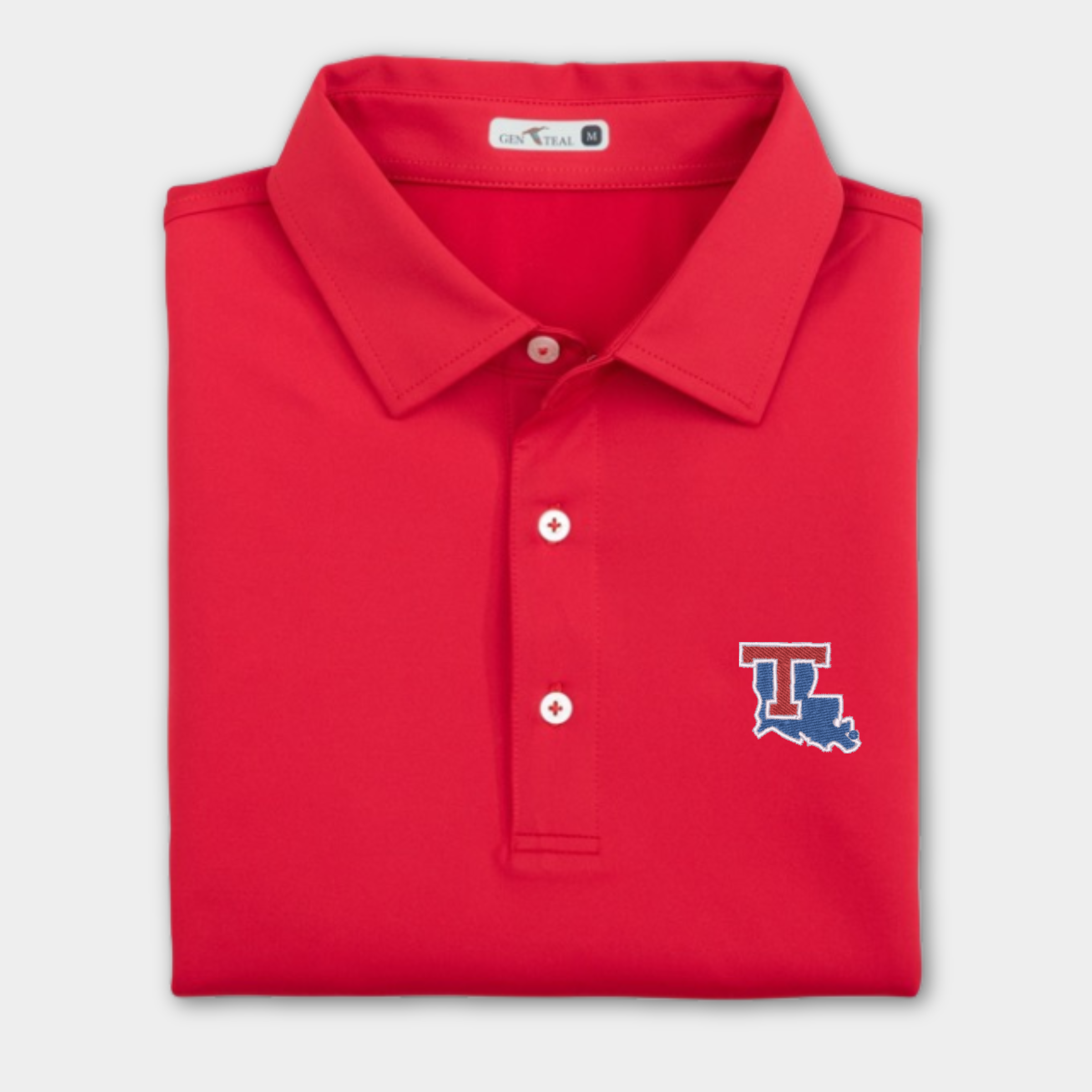 Louisiana Tech Solid Performance Polo