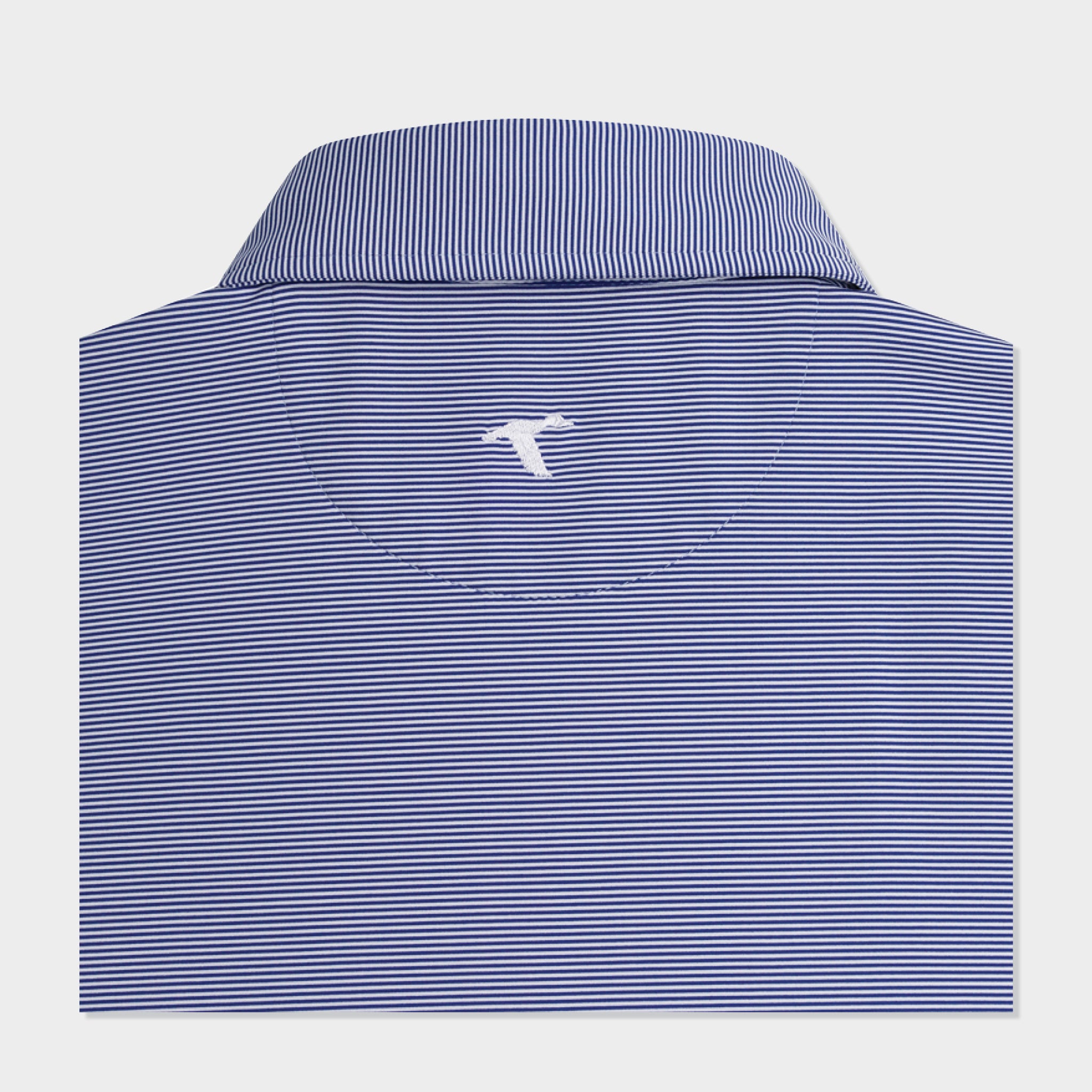 Auburn Vault Pinstripe Performance Polo-GenTeal Apparel