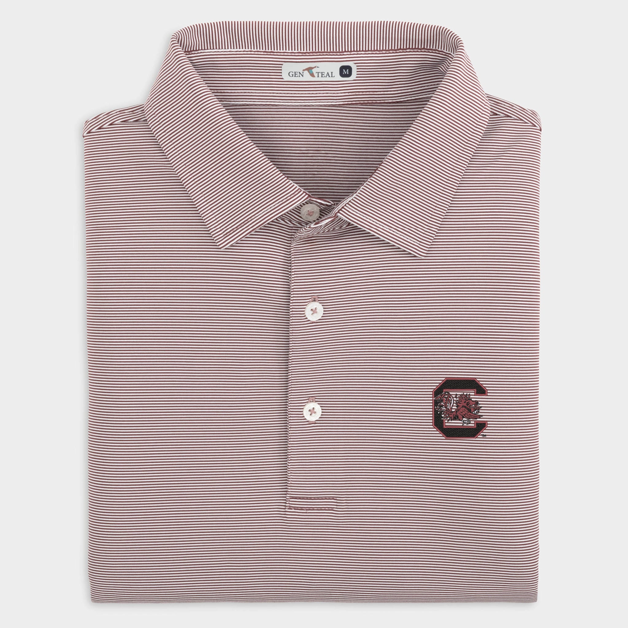 South Carolina Pinstripe Performance Polo