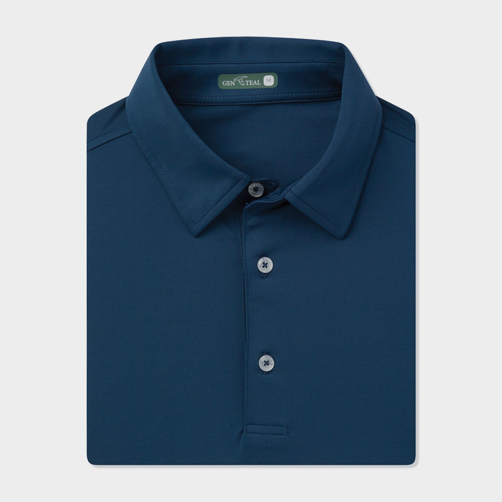Solid Performance Polo-GenTeal Apparel