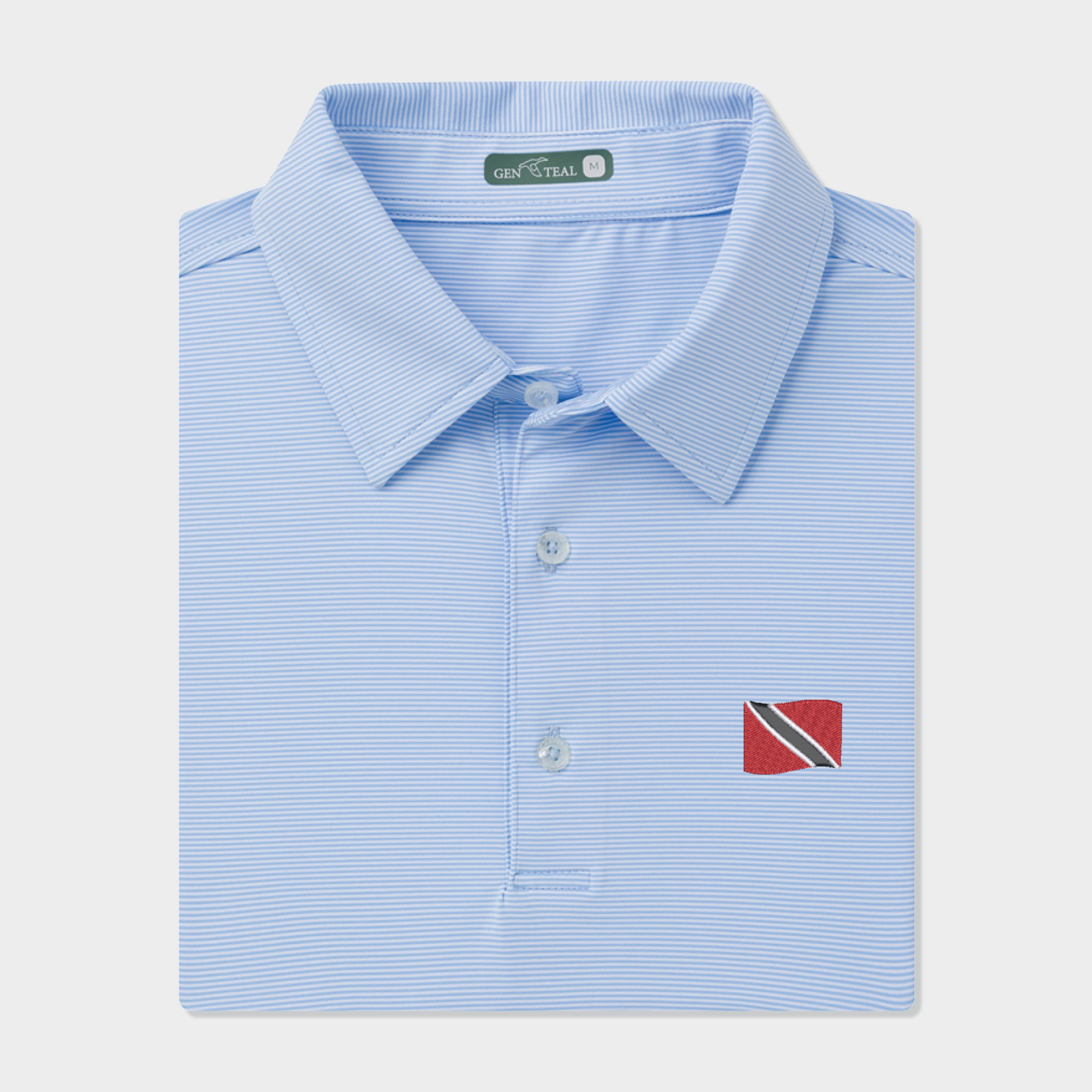 Trinidad and Tobago Pinstripe Performance Polo