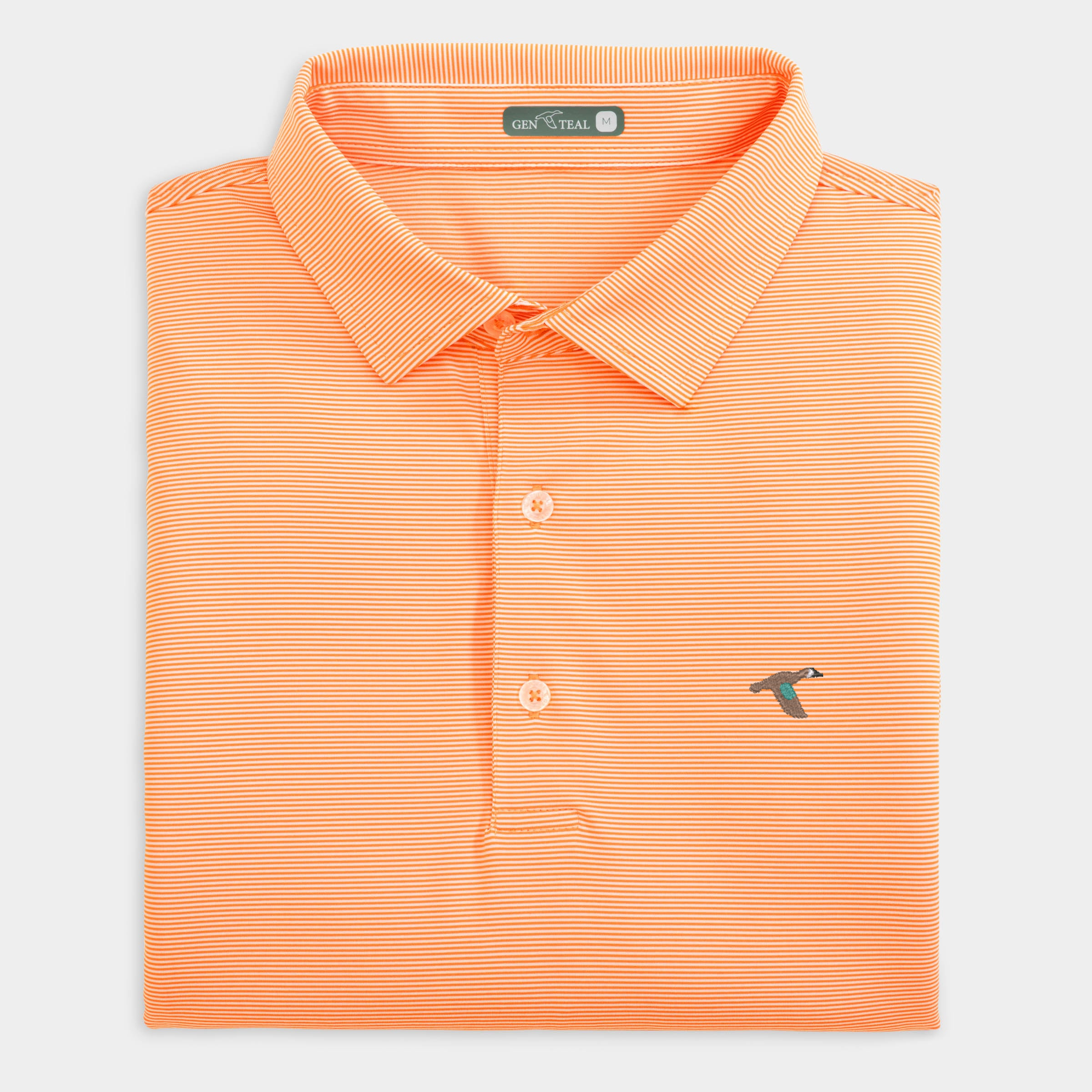 Club Pinstripe Signature Performance Polo