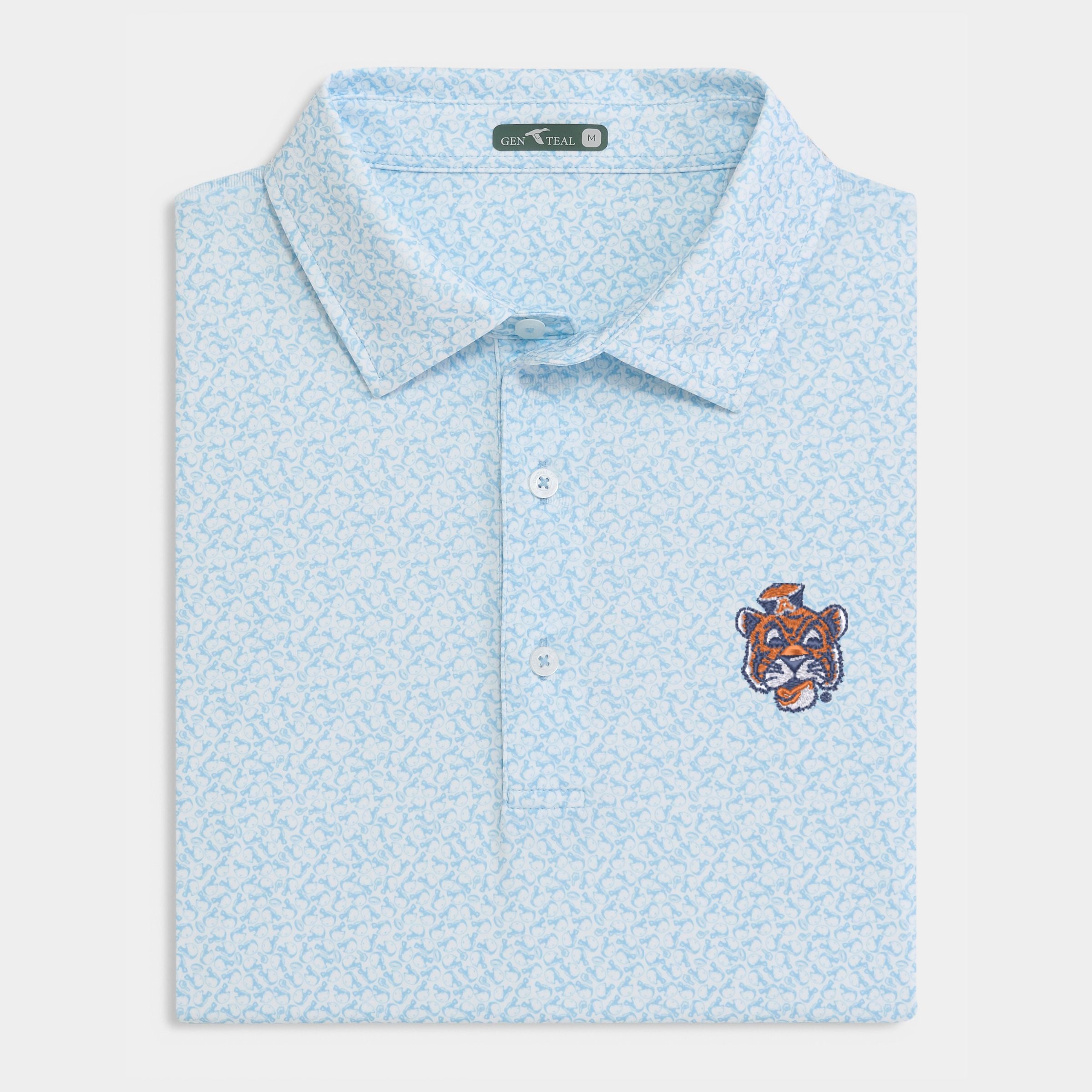 Auburn Vault Helmet Havoc Printed Performance Polo