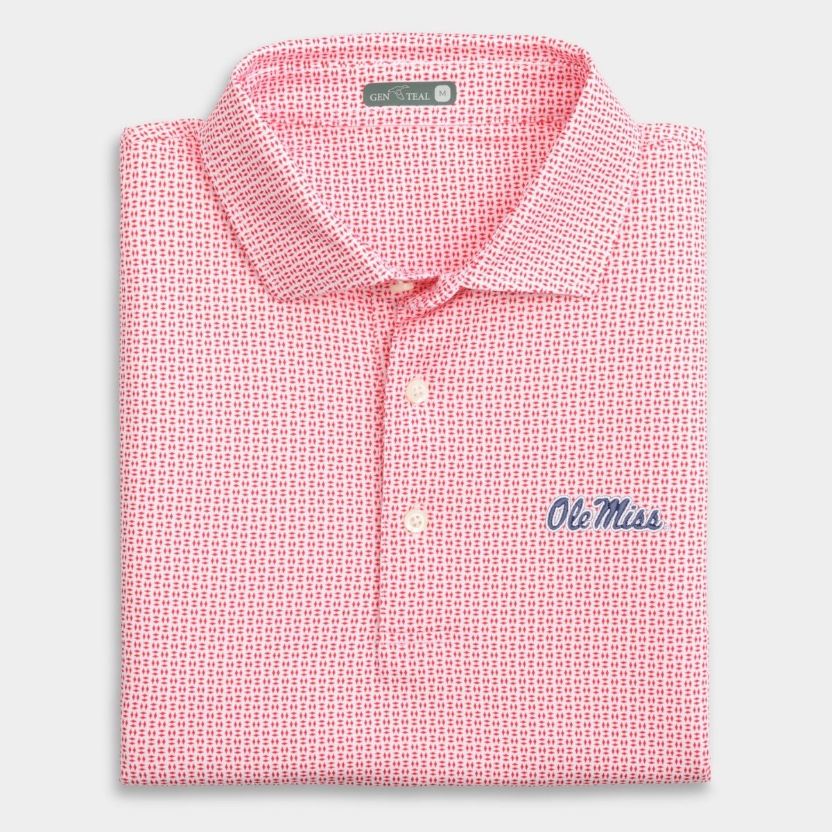Ole Miss Trellis Printed Performance Polo