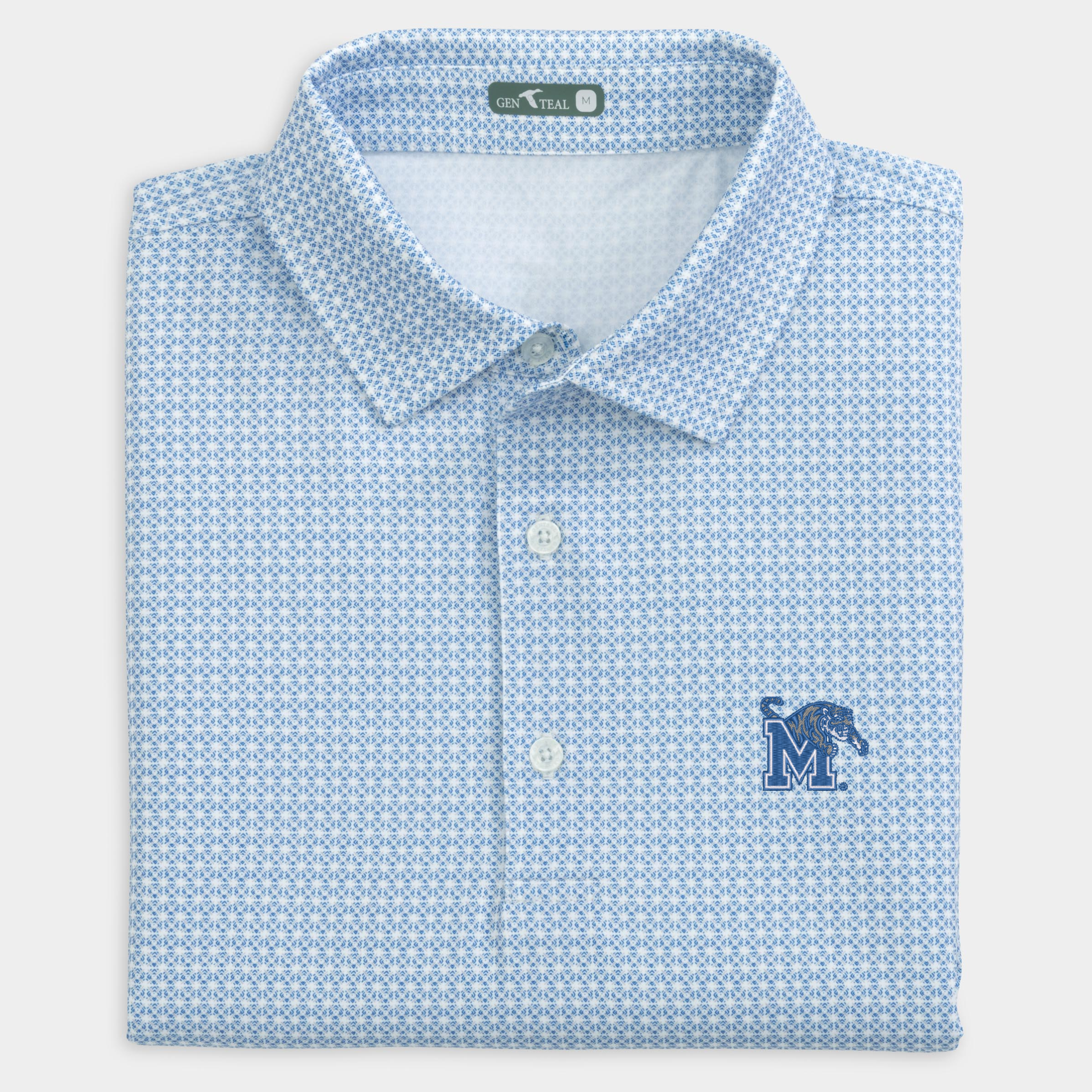 Memphis Tile Printed Performance Polo