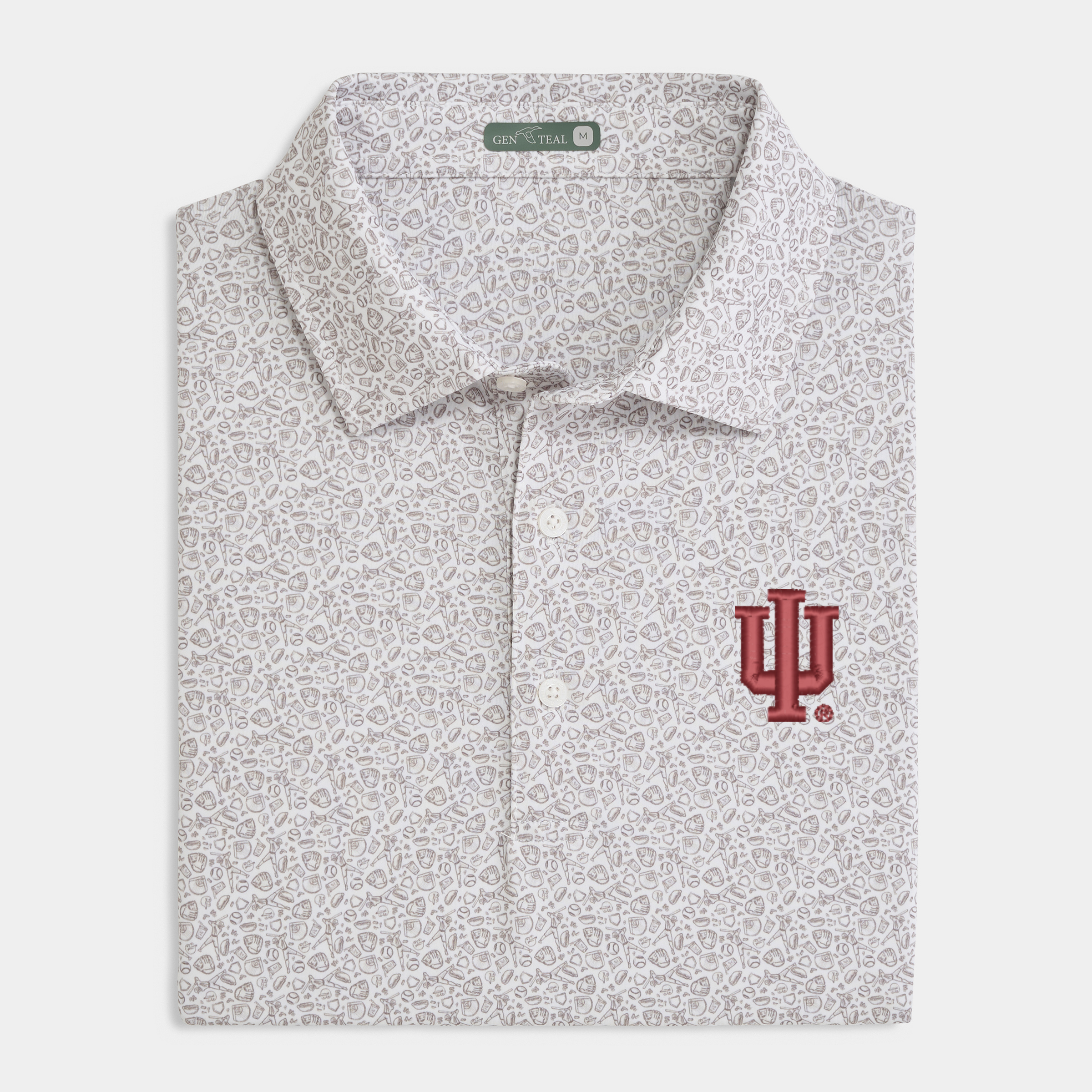 Indiana Fastball Printed Performance Polo